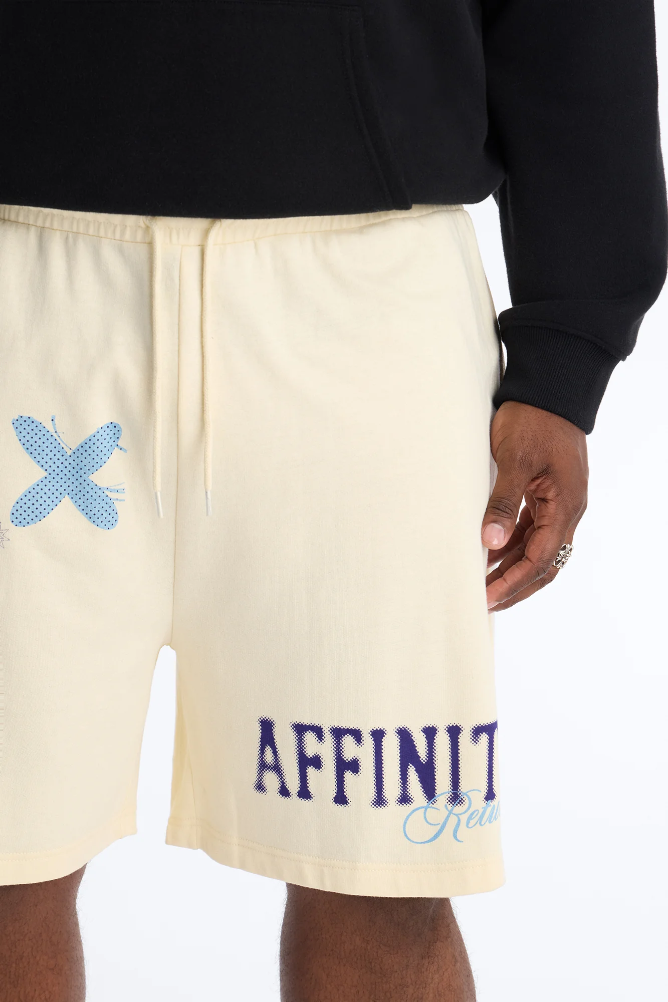 Natural Affinity Sweatshorts - Cream - Image 7