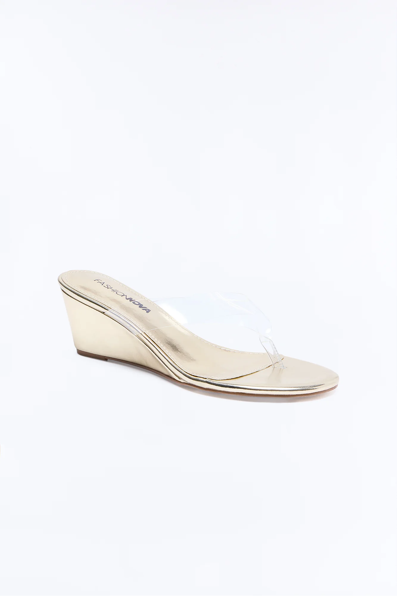 Natural Beauty Thong Wedges - Gold - Image 2