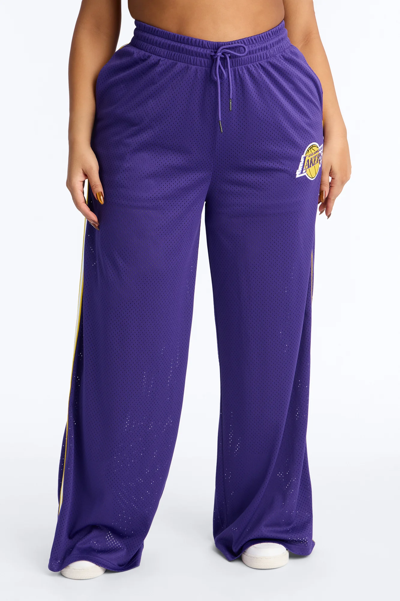 NBA LA Lakers Fleece Pants - Purple - Image 5
