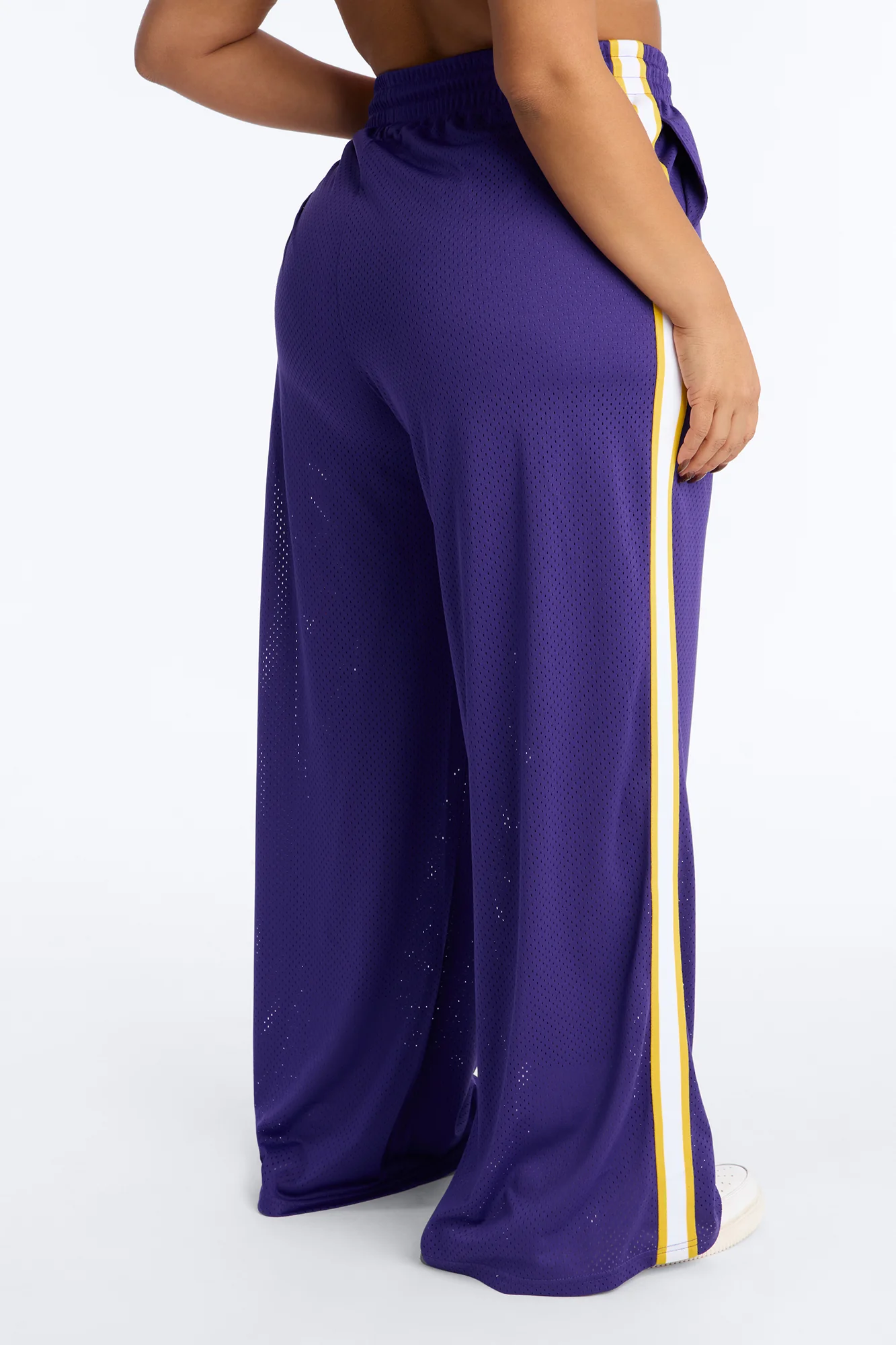 NBA LA Lakers Fleece Pants - Purple - Image 7