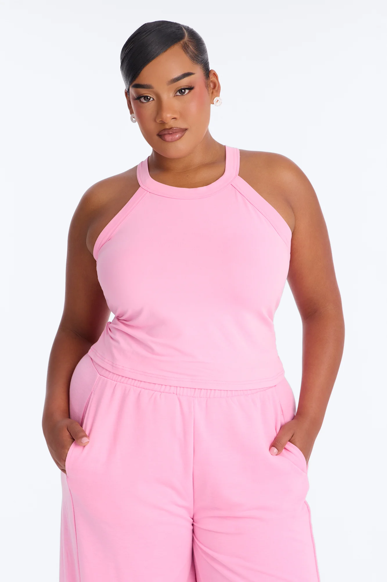 Never Too Late Pant Set - Pink - Image 6