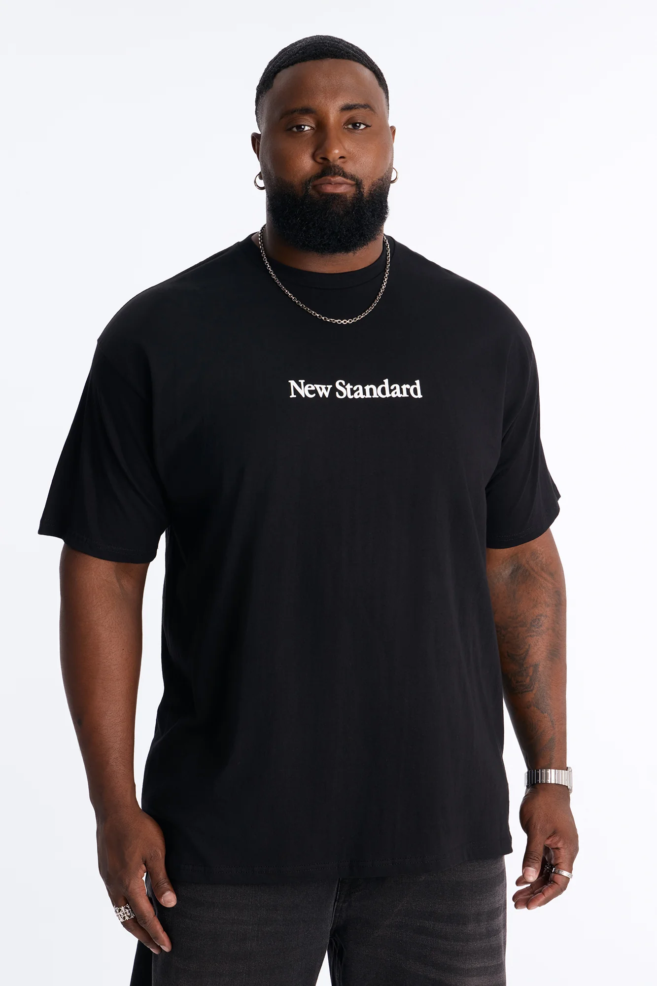 New Standard Short Sleeve Tee - Black - Image 5