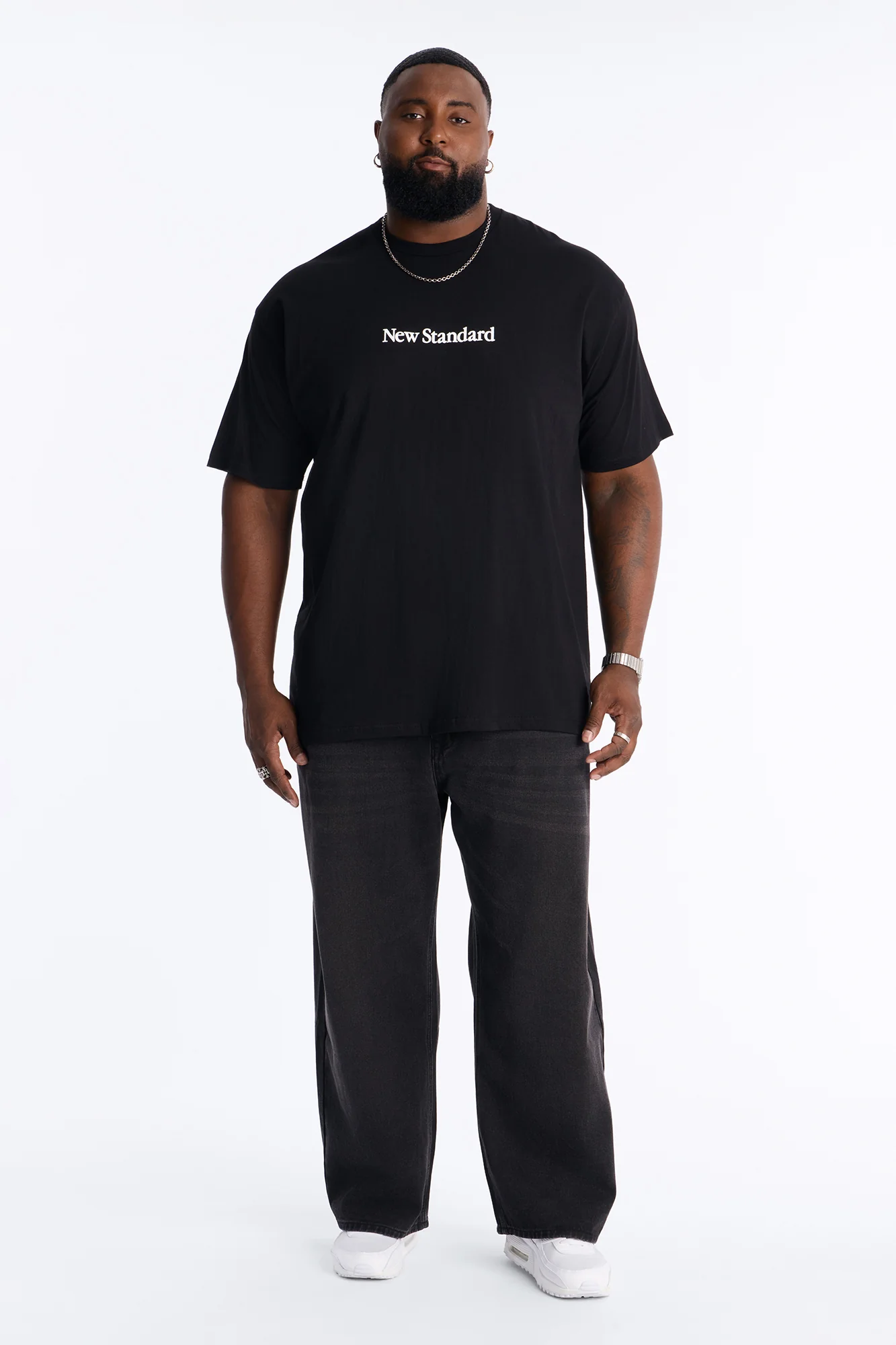 New Standard Short Sleeve Tee - Black - Image 6