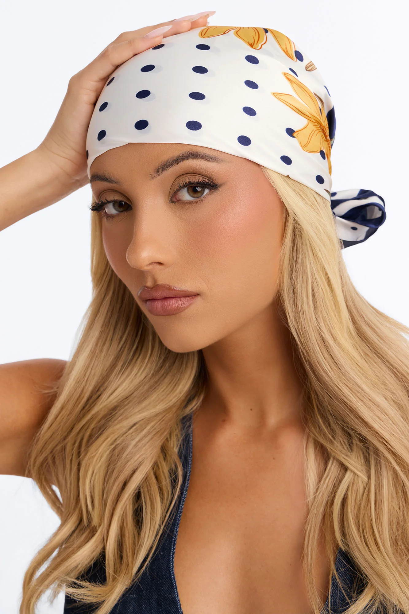 Nights In Amalfi Head Scarf - Black/combo - Image 2