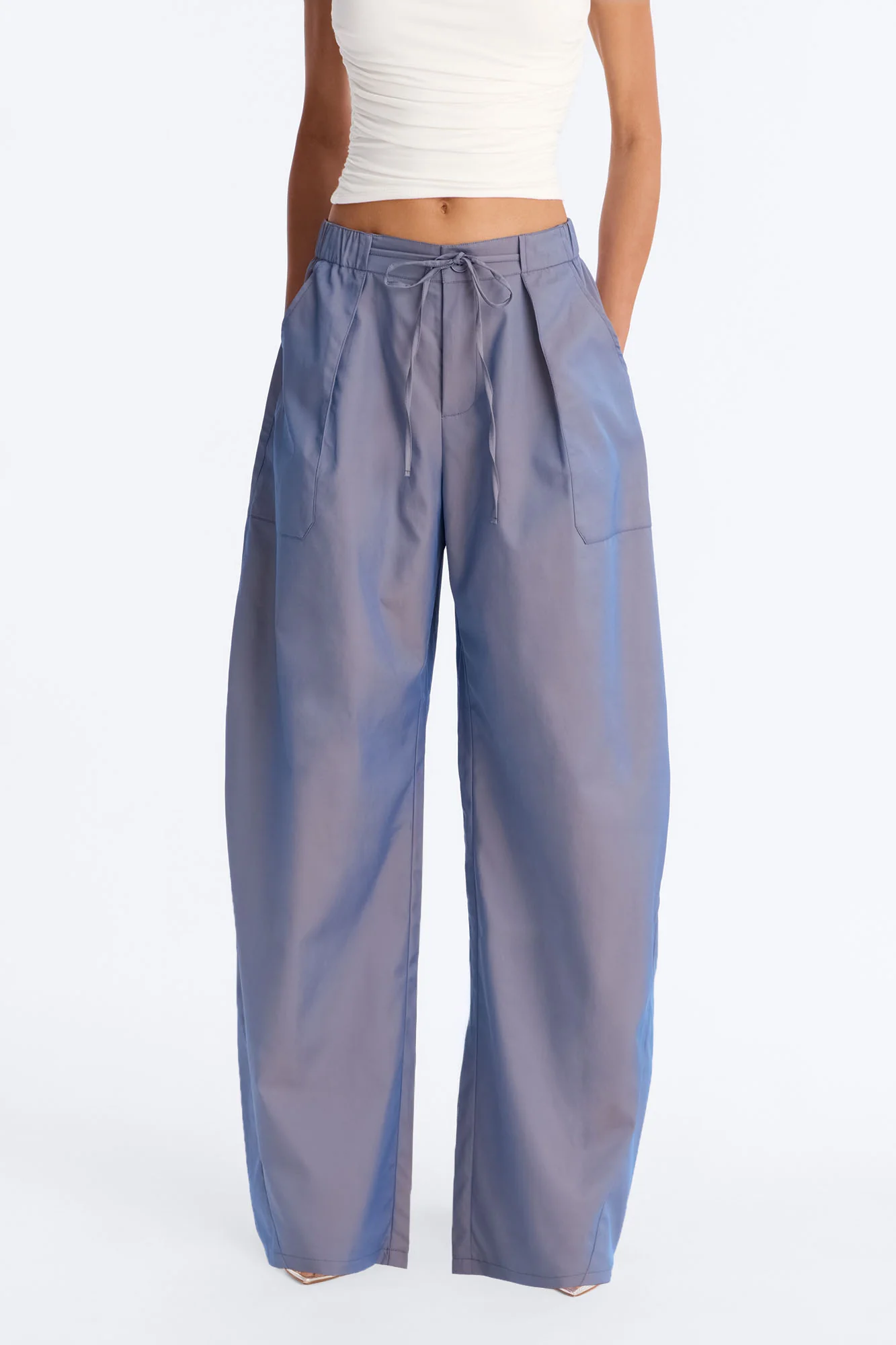 No Chill Zone Windbreaker Barrel Pant 31″ - Blue - Image 2