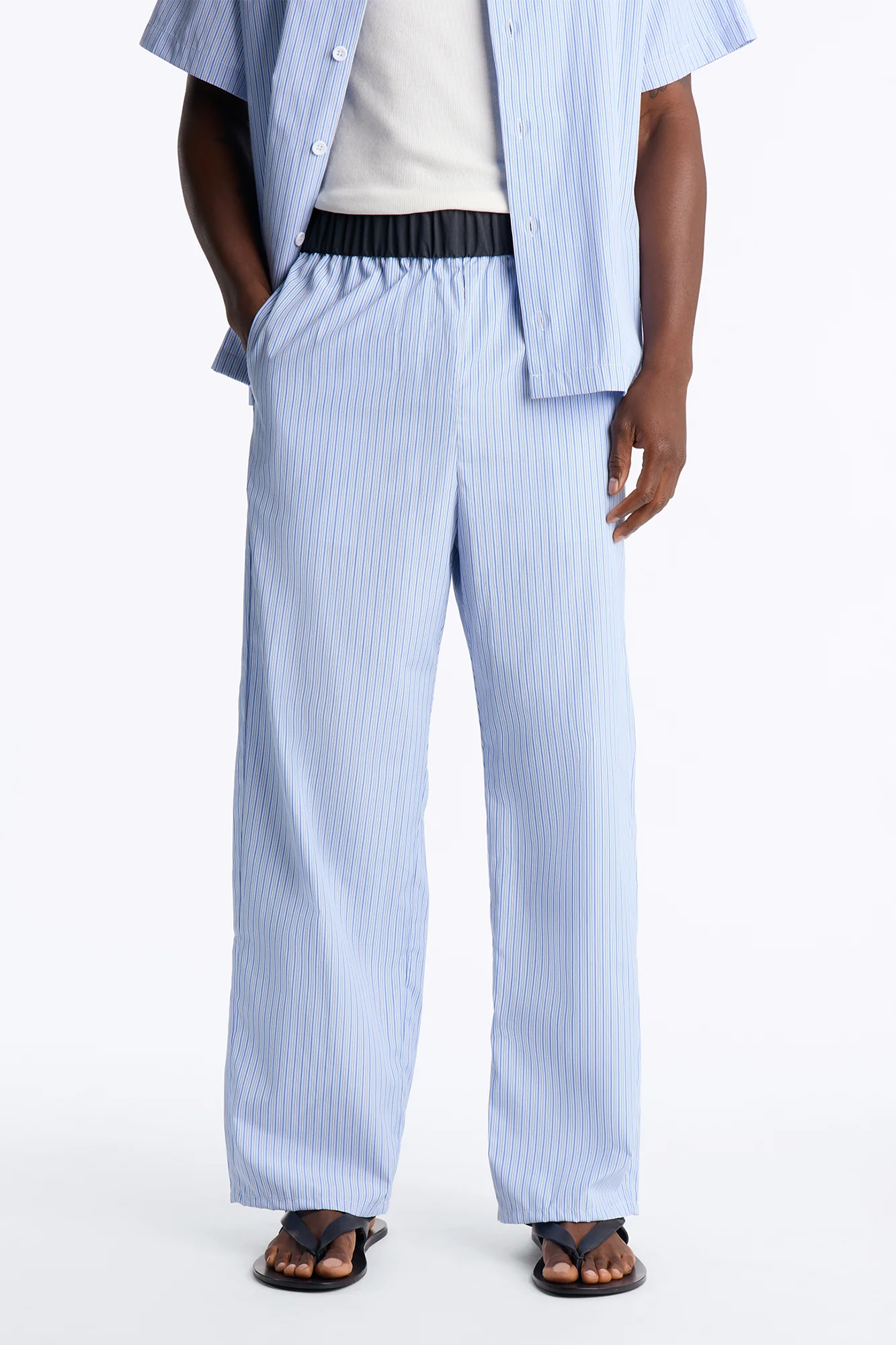 Nocturnal Stripe Baggy Pant - Blue/combo