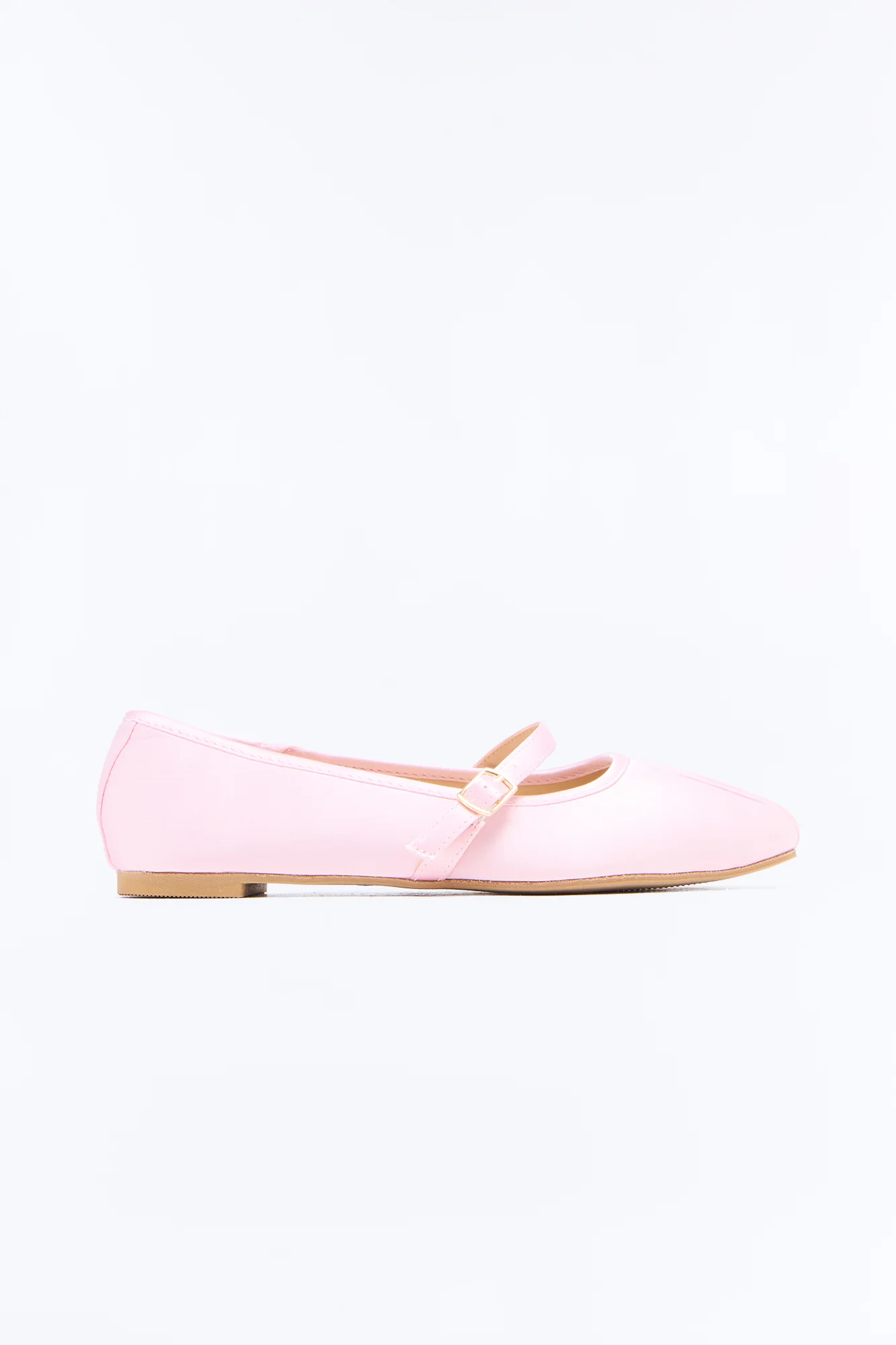 Nuri Satin Ballet Flats - Blush - Image 3