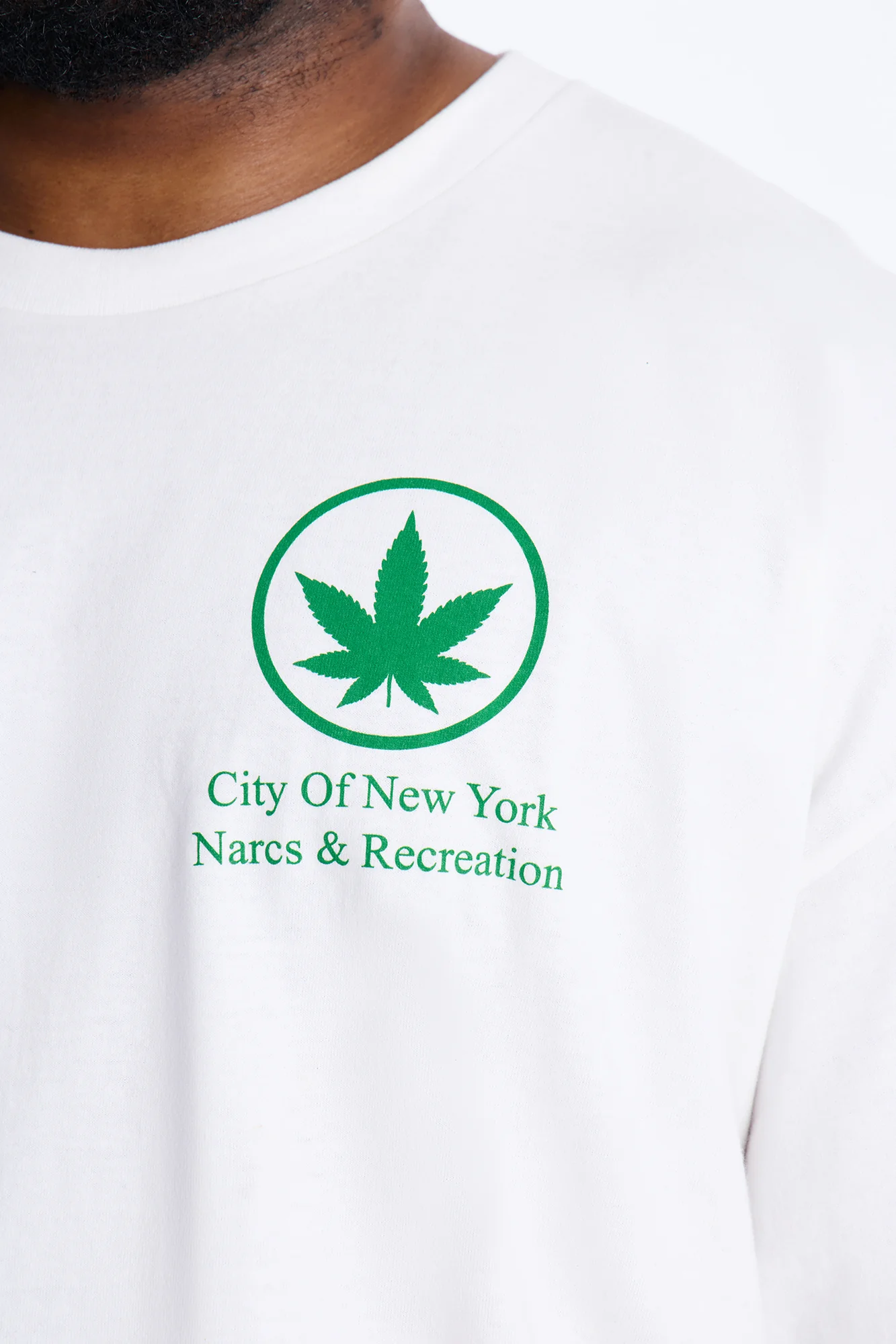 NYC Recreation Vibes Short Sleeve Tee - White - Image 7