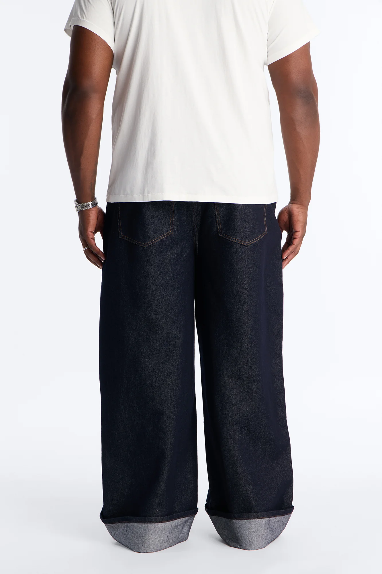 OC Relaxed Wide Leg Jean - Dark Wash - Image 8