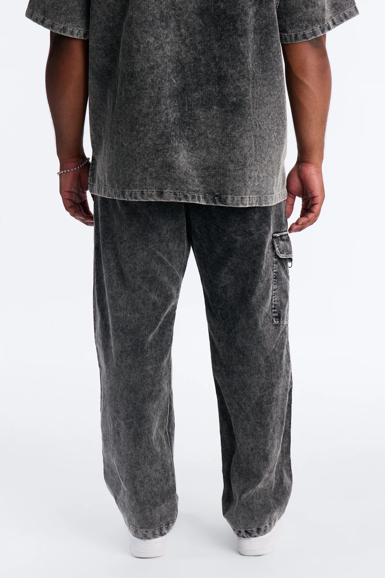 Ohio Corduroy Straight Pant - Black Wash - Image 10
