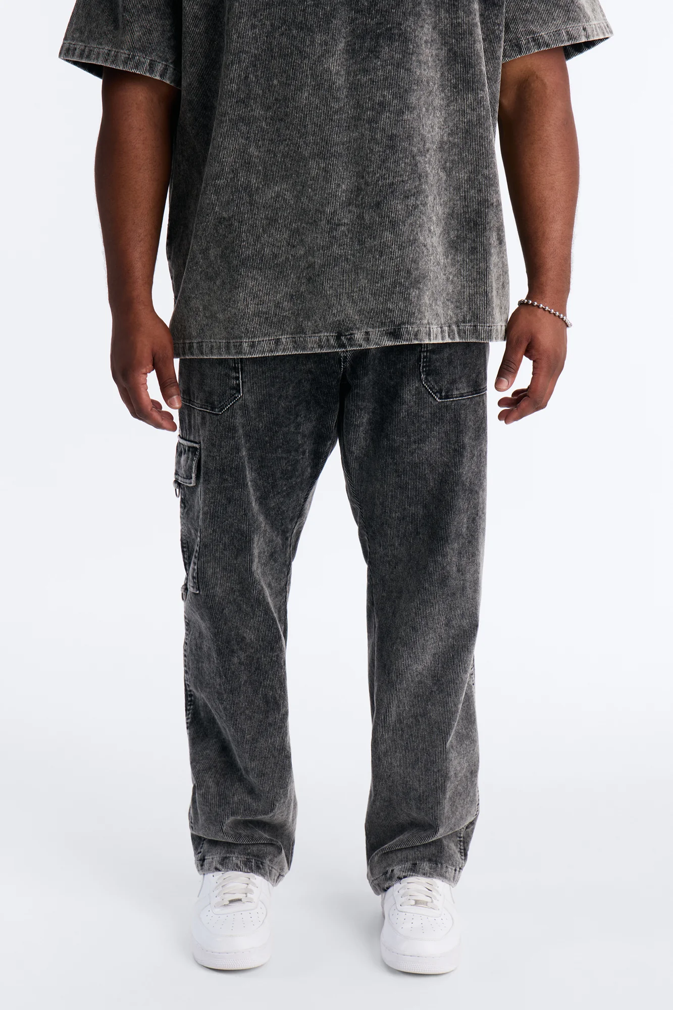 Ohio Corduroy Straight Pant - Black Wash - Image 6