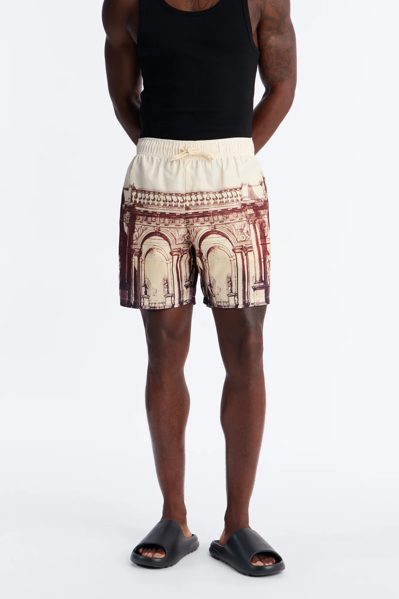 Olympus Arches Swim Trunk 7″ - Tan - Image 2
