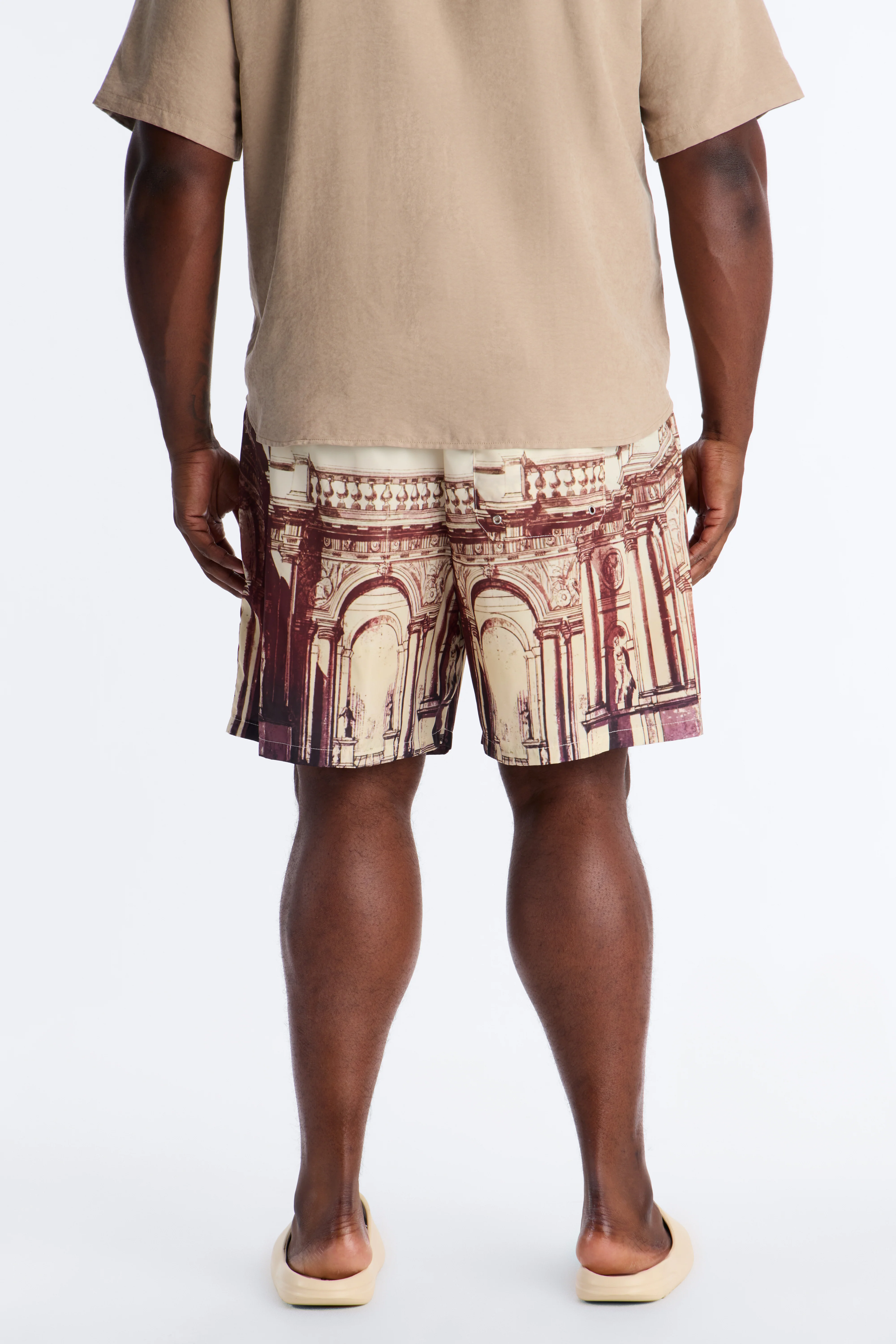Olympus Arches Swim Trunk 7″ - Tan - Image 7