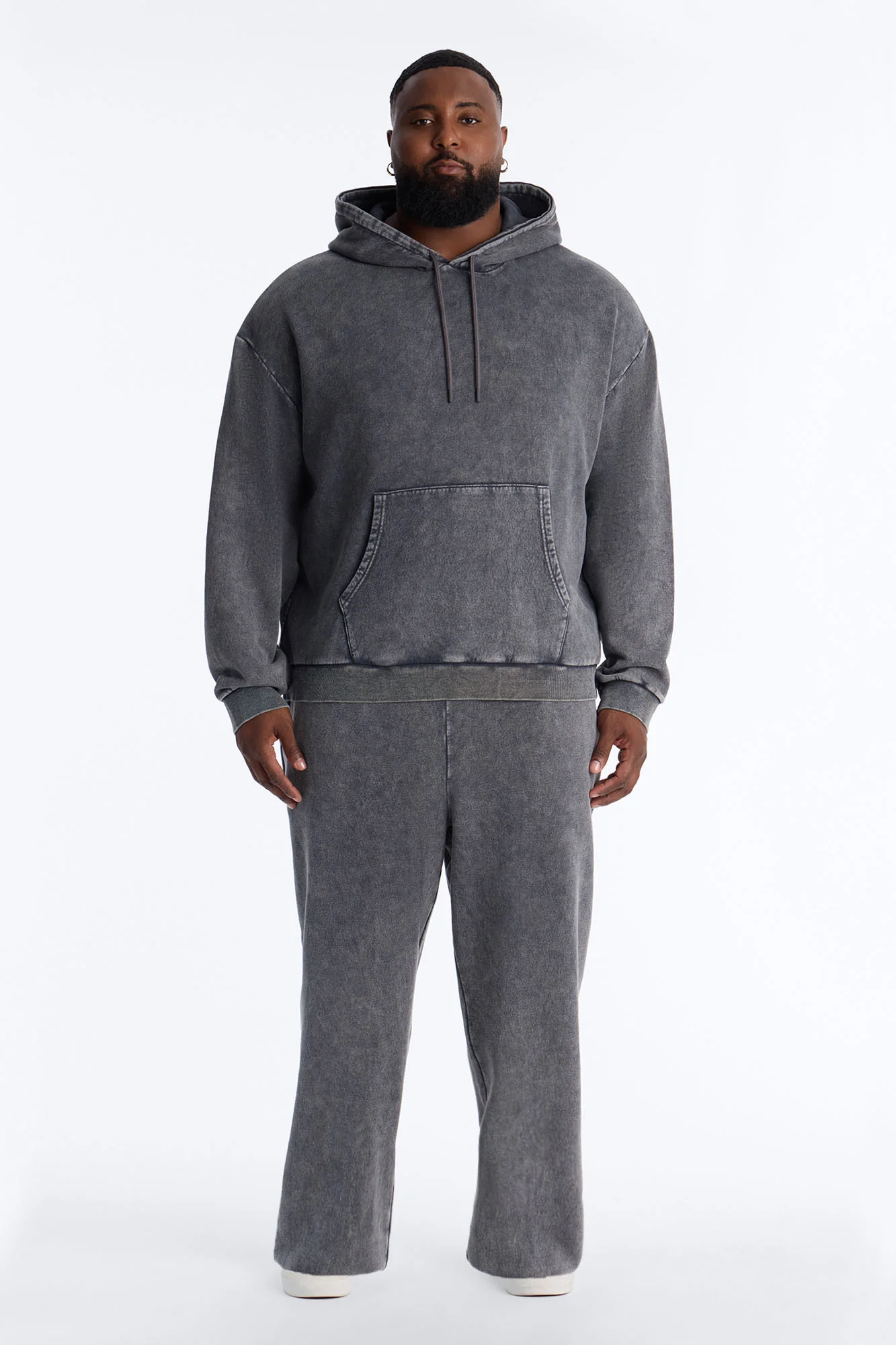 On The Go Washed Jogger - Charcoal - Image 2