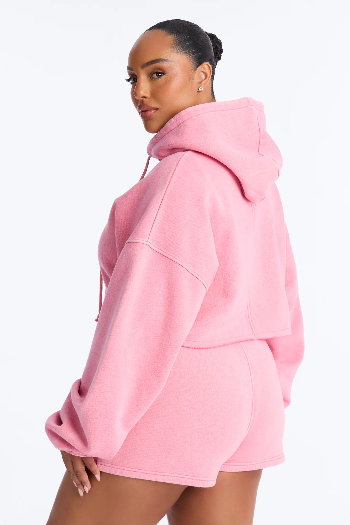 On The Go Washed Short Set - Pink - Image 9