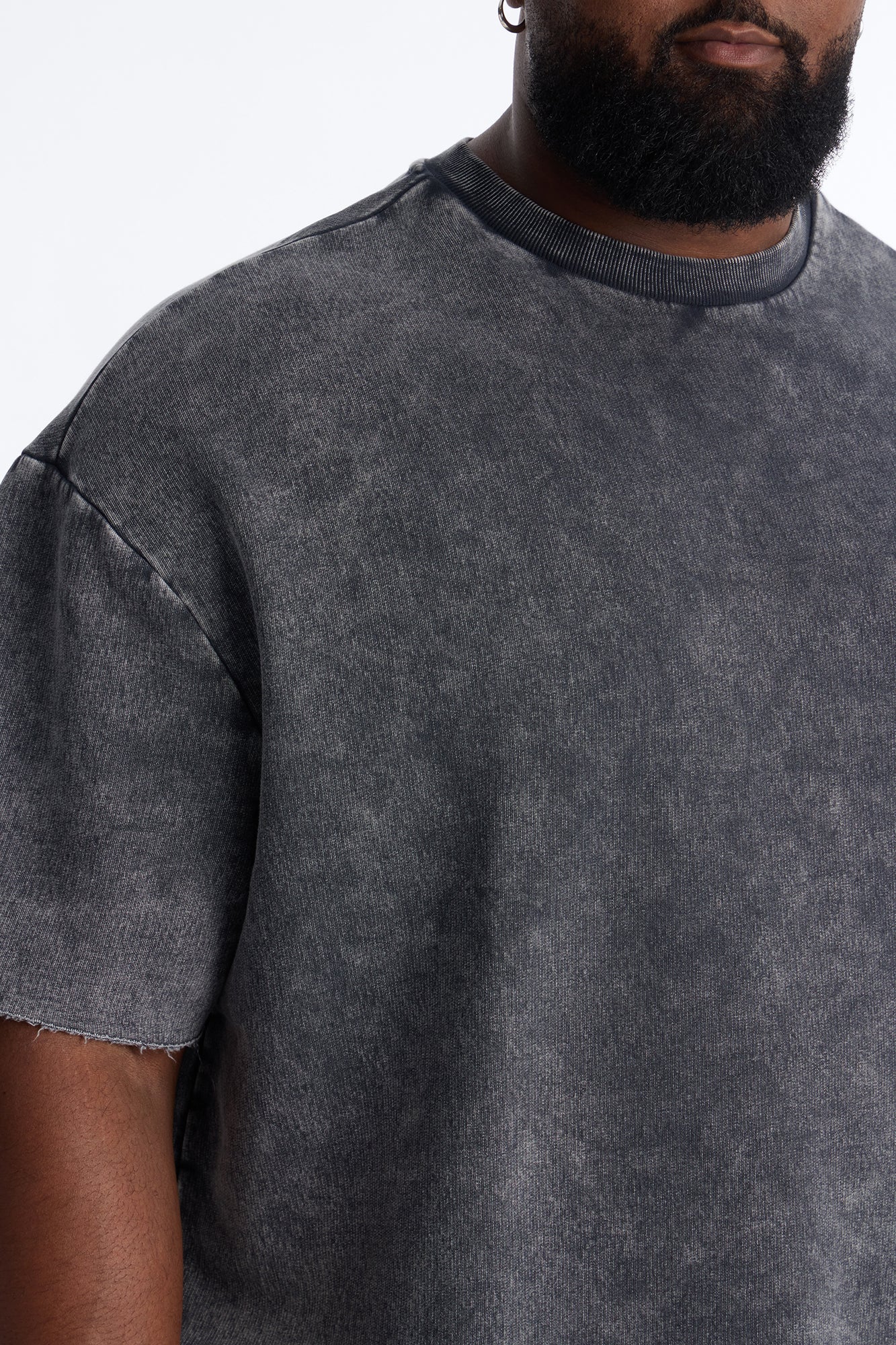 On The Go Washed Tee - Charcoal - Image 7