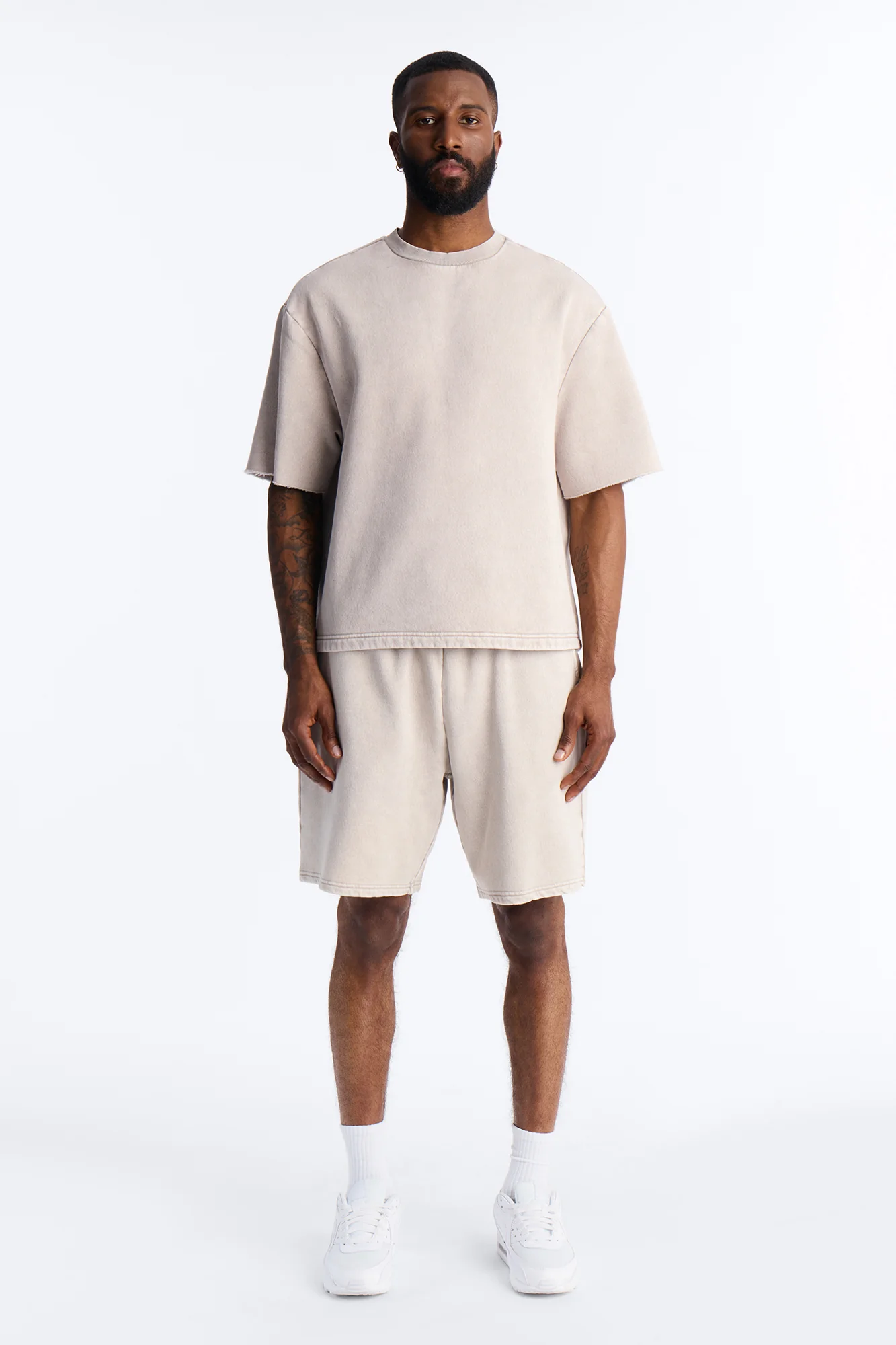 On The Go Washed Tee - Taupe - Image 2