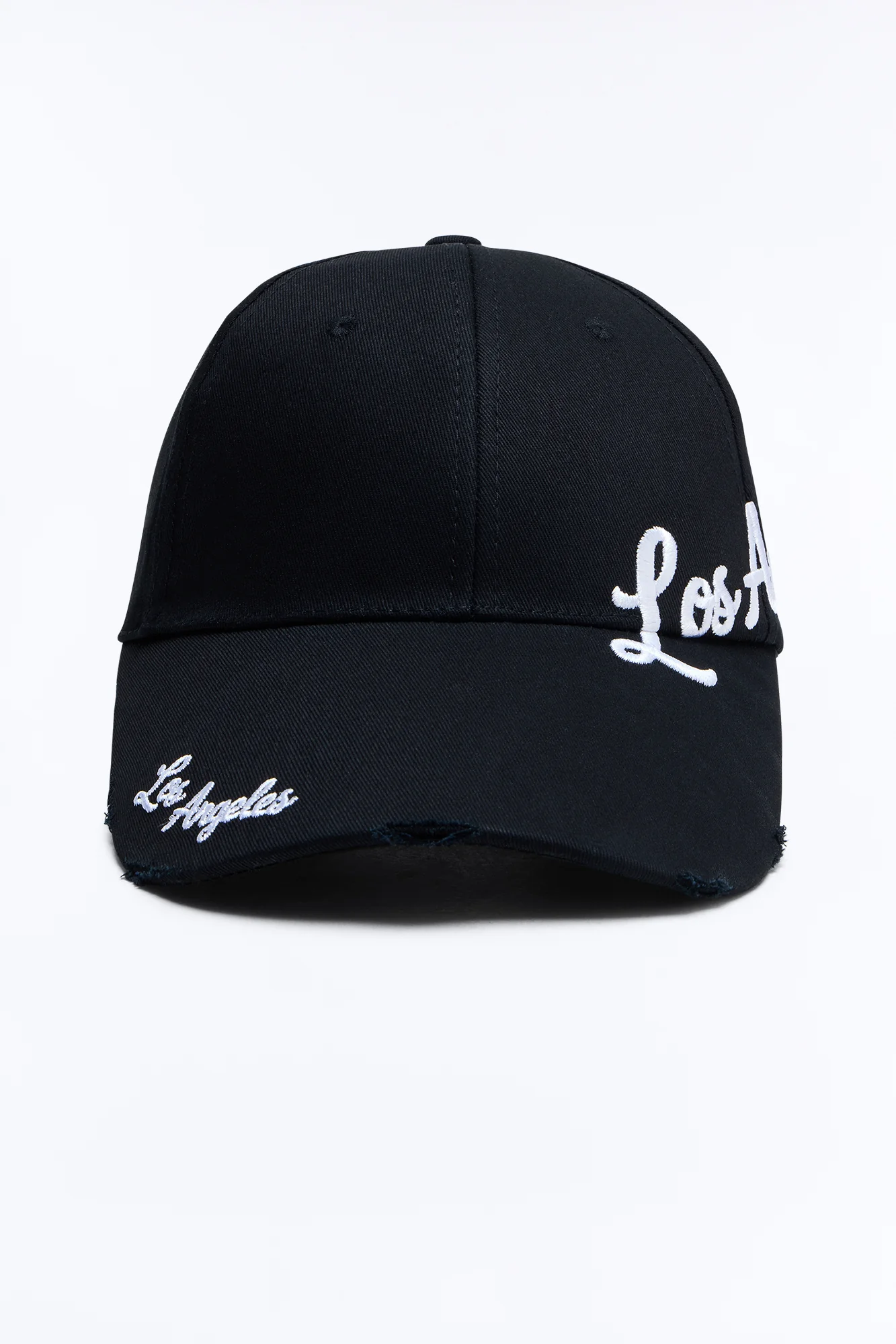 On The West Side Baseball Hat - Black/White - Image 3