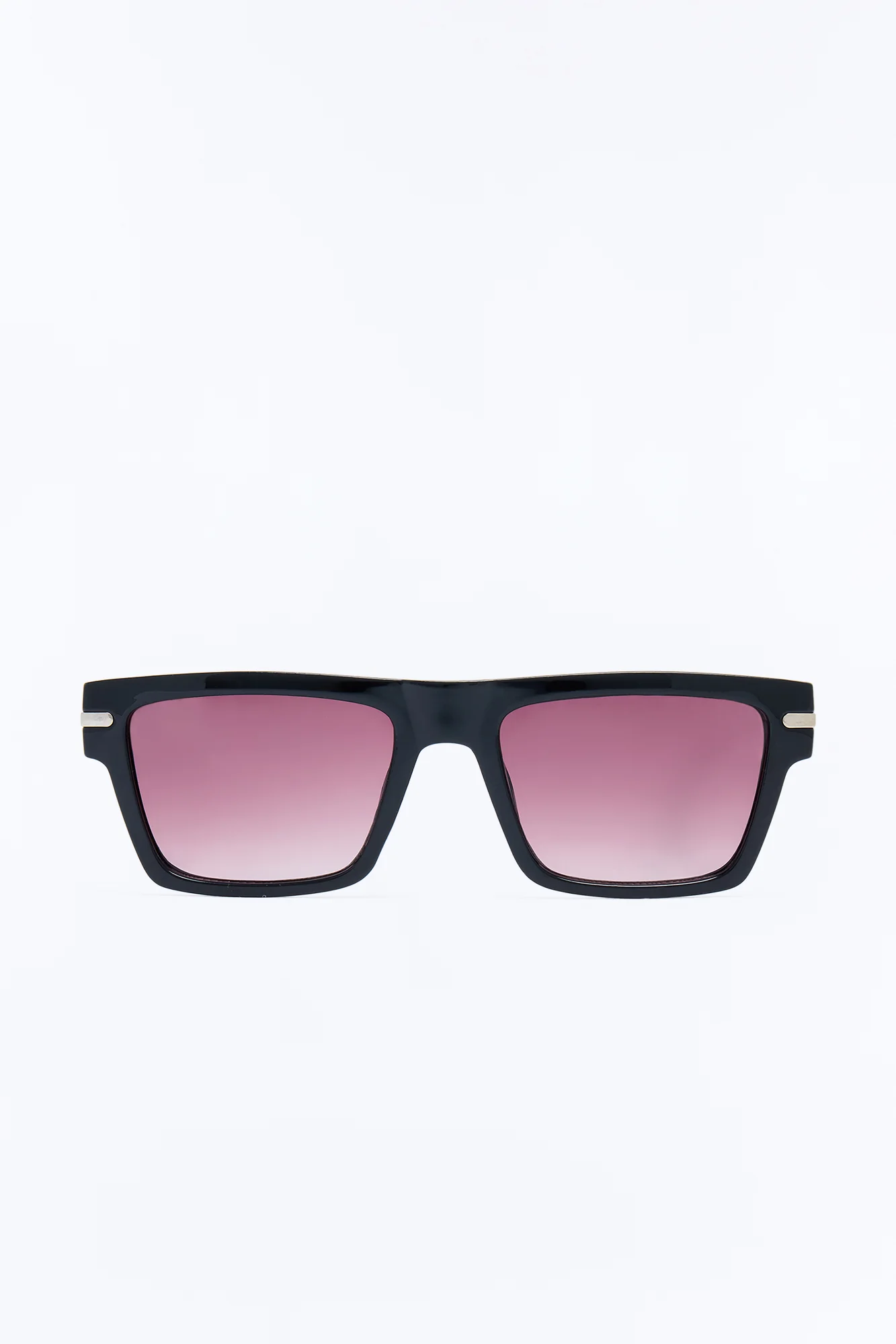 One Man Show Square Frame Sunglasses - Black/Brown