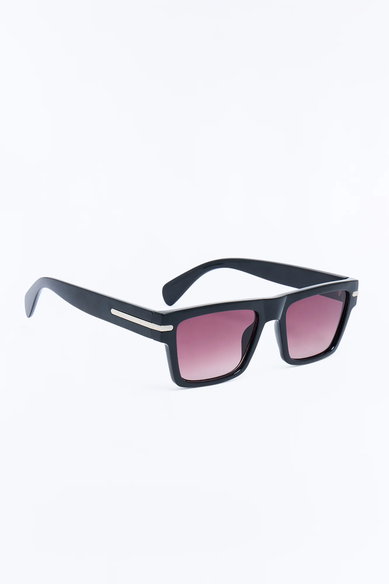 One Man Show Square Frame Sunglasses - Black/Brown - Image 2