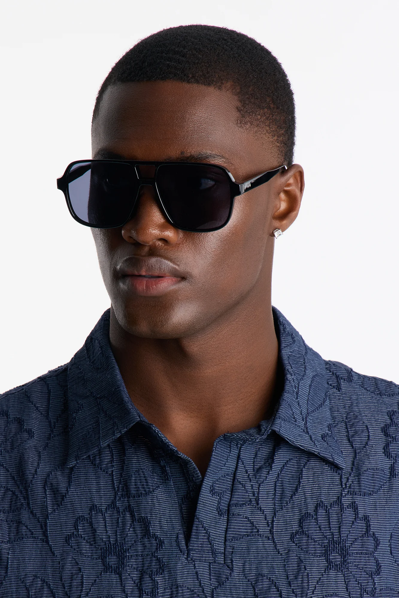 Open Spaces Aviator Sunglasses - Black/Smoke - Image 3