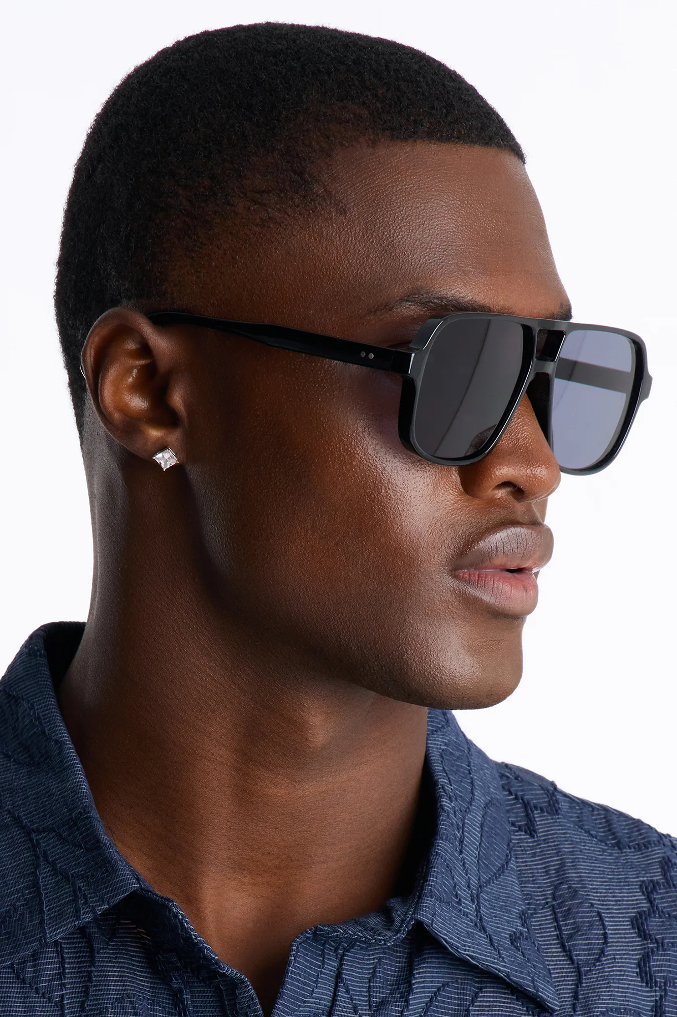 Open Spaces Aviator Sunglasses - Black/Smoke - Image 4