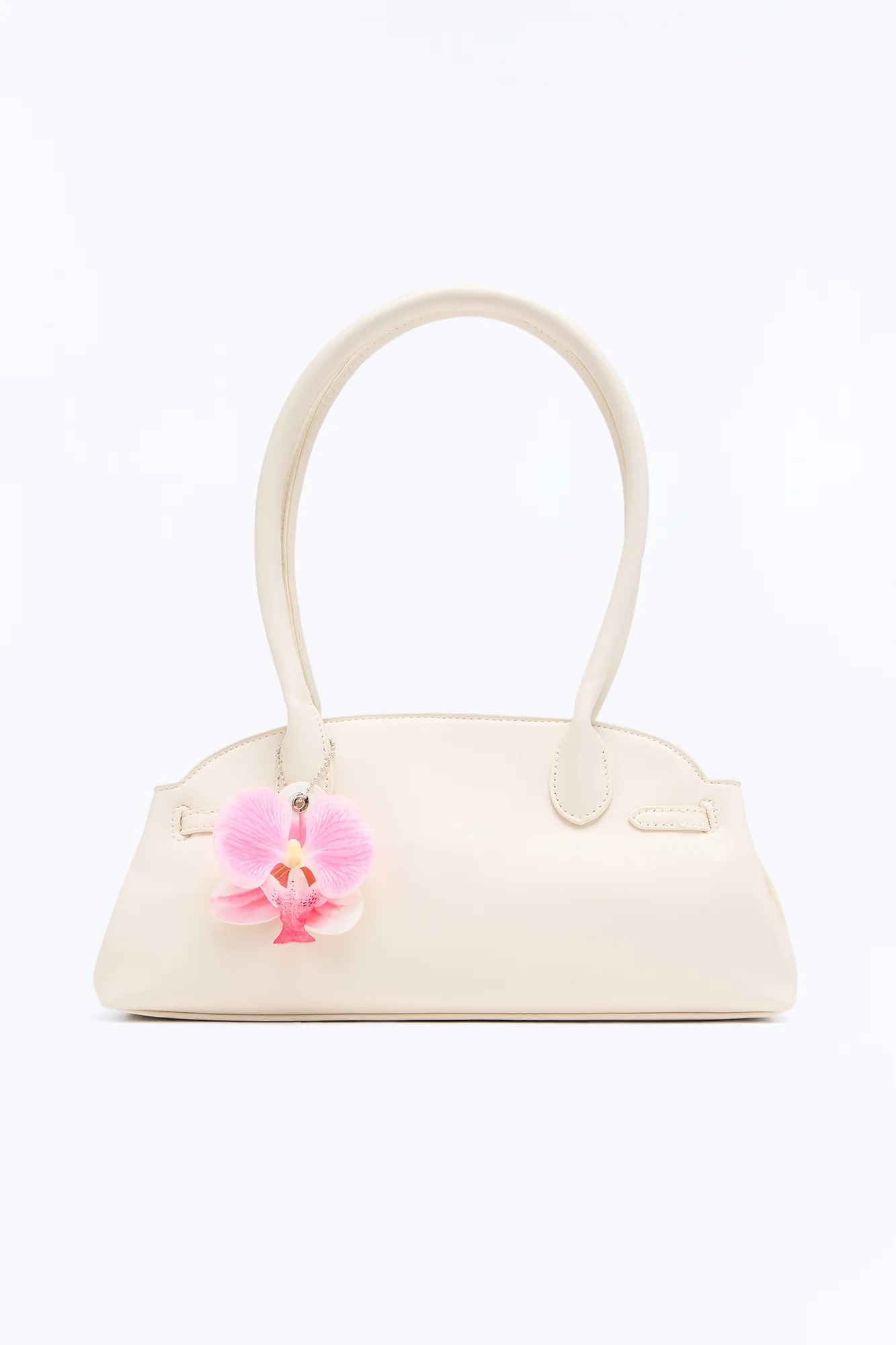 Orchid Of The Desert Faux Leather Handbag - Ivory - Image 2