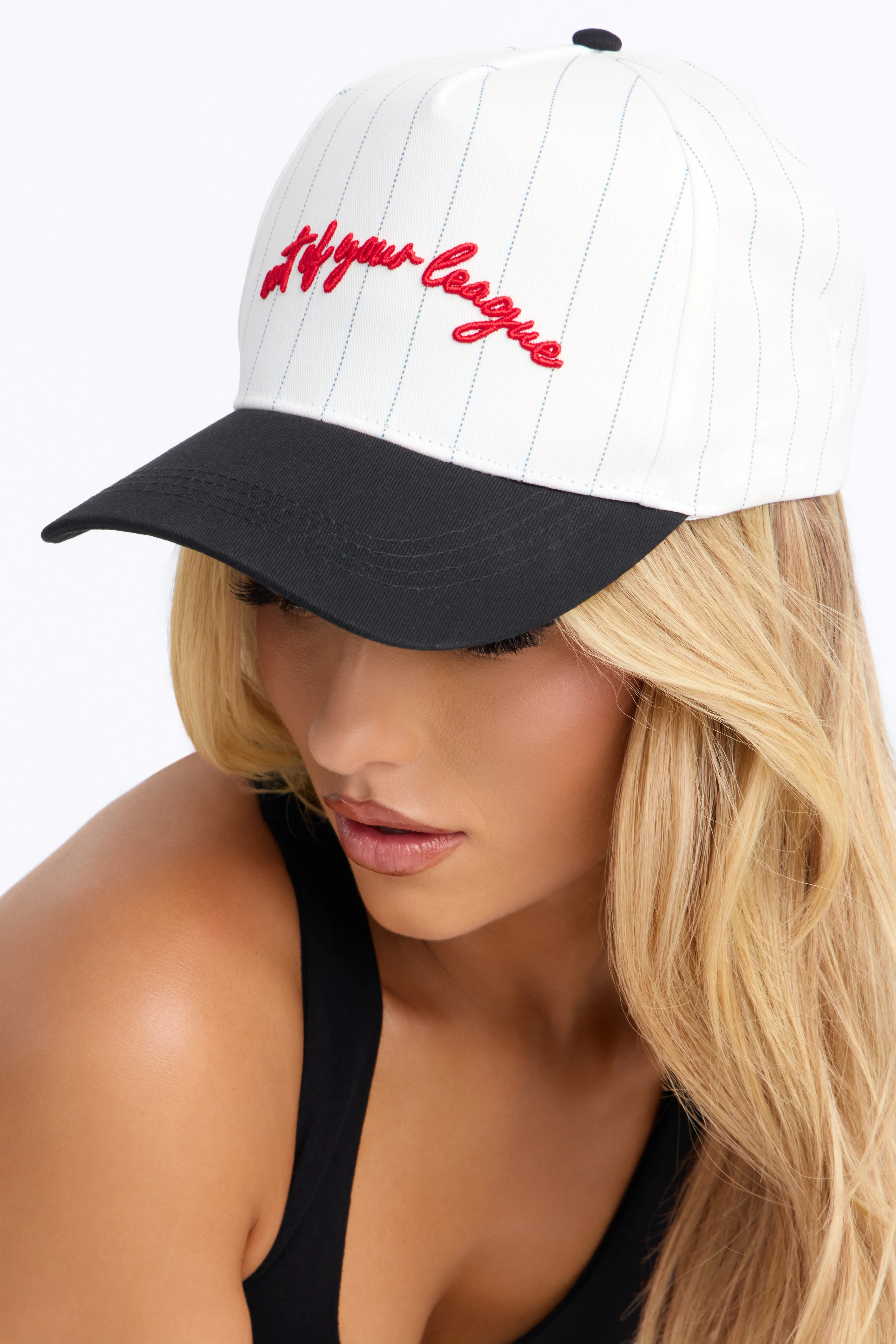 Out Of Your League Baseball Hat - White/combo