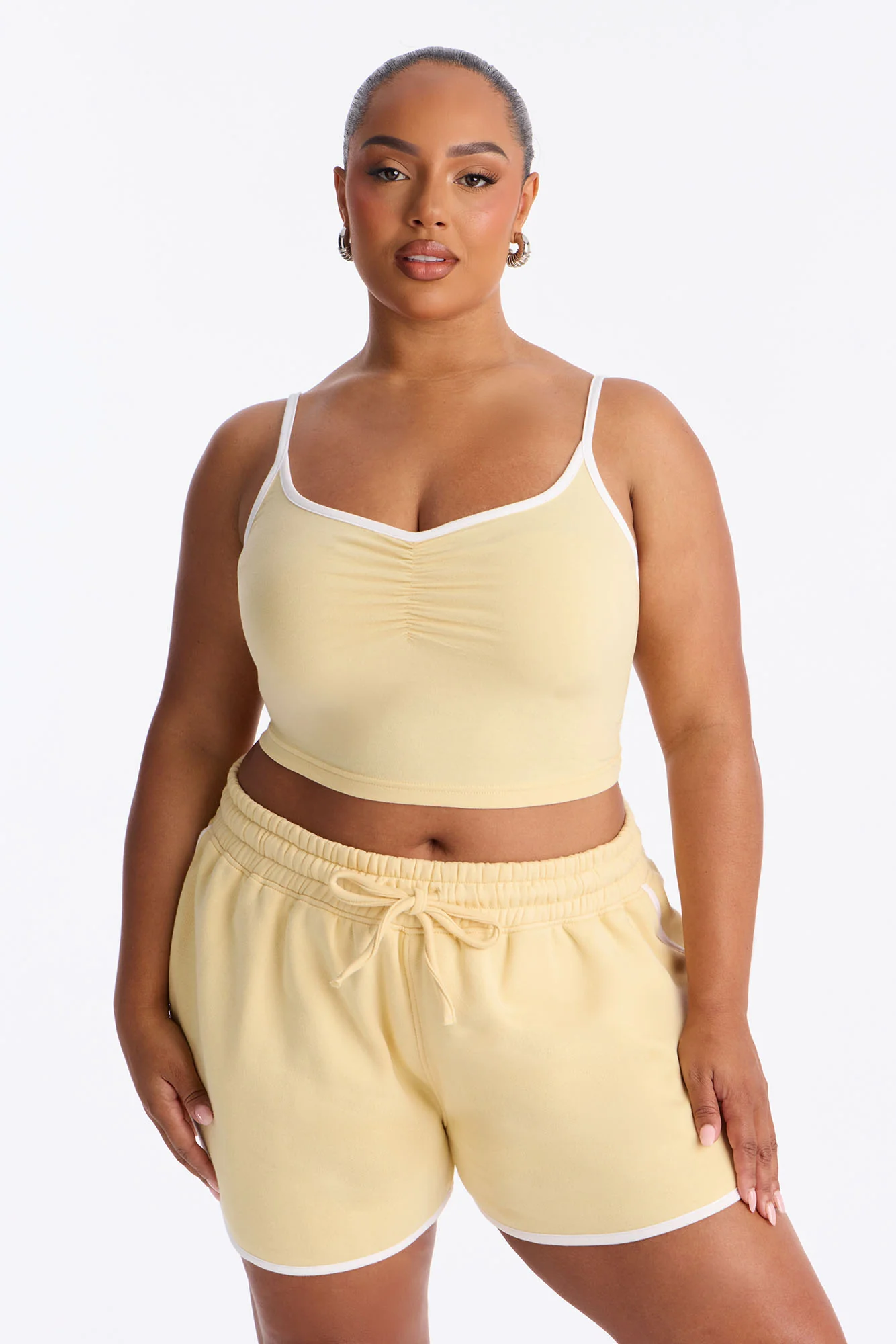 Paige Cami And Short Set - Yellow - Image 5