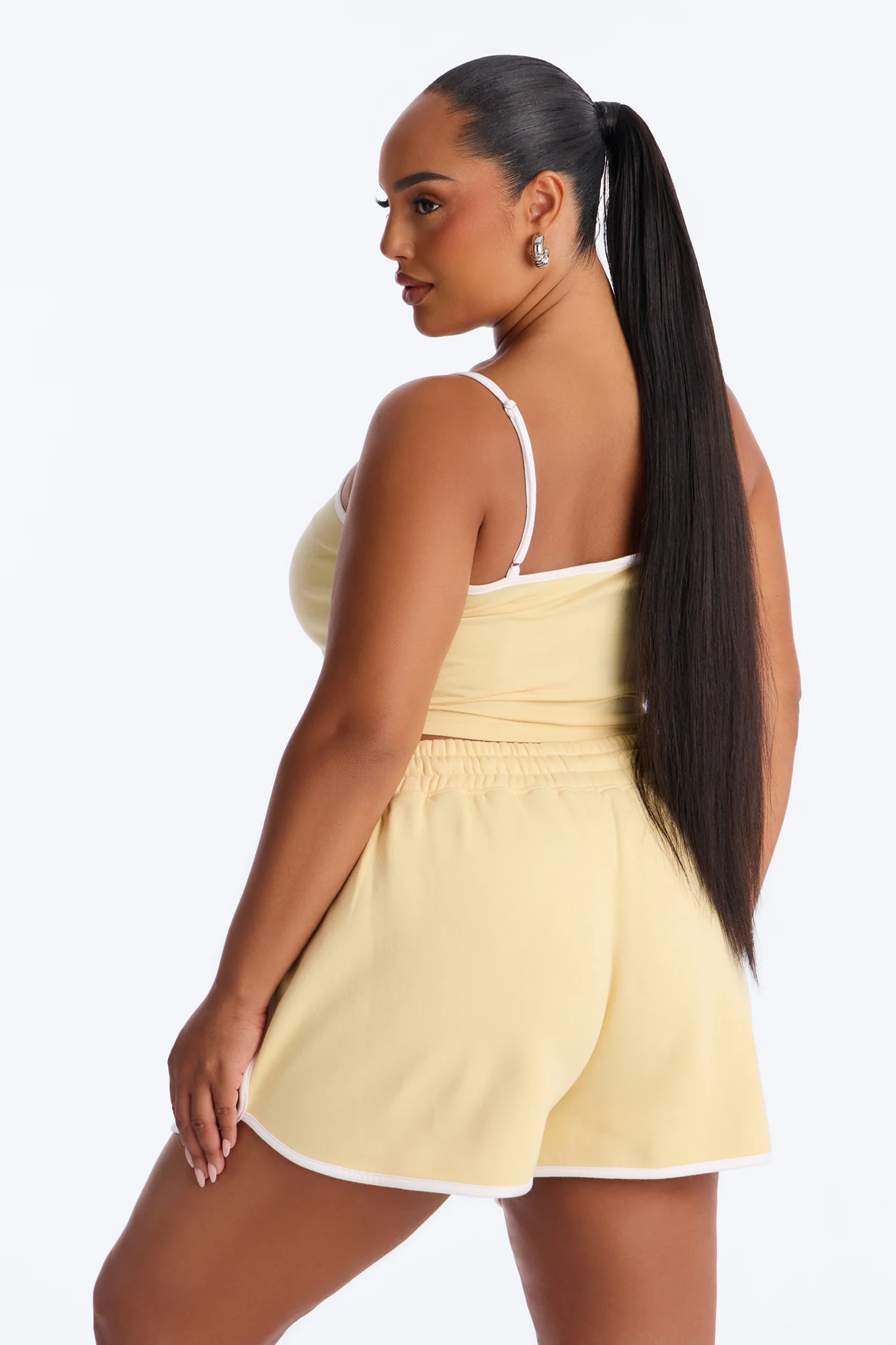 Paige Cami And Short Set - Yellow - Image 6