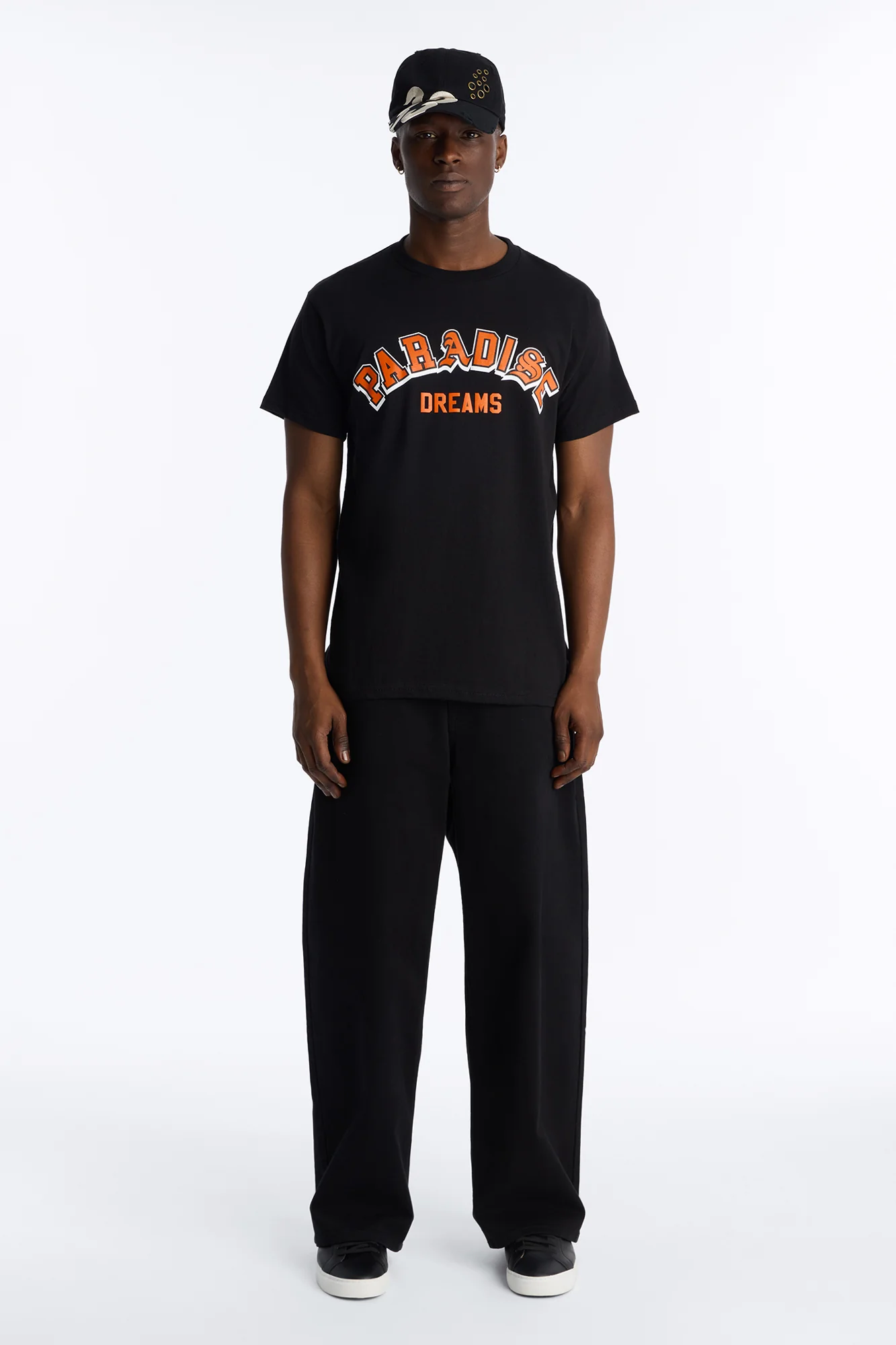 Paradise Dreams Oversized Short Sleeve Tee - Black - Image 2