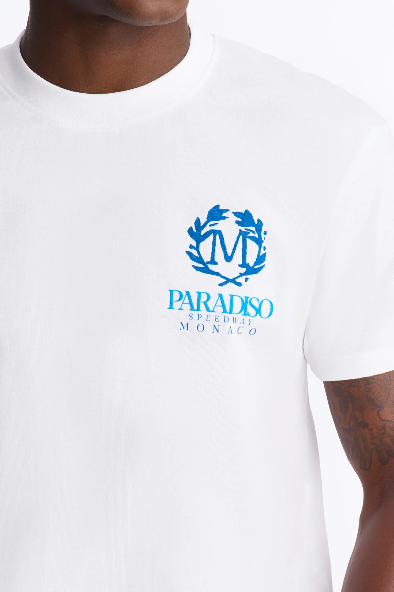 Paradiso Monaco Oversized Short Sleeve Tee - White - Image 3