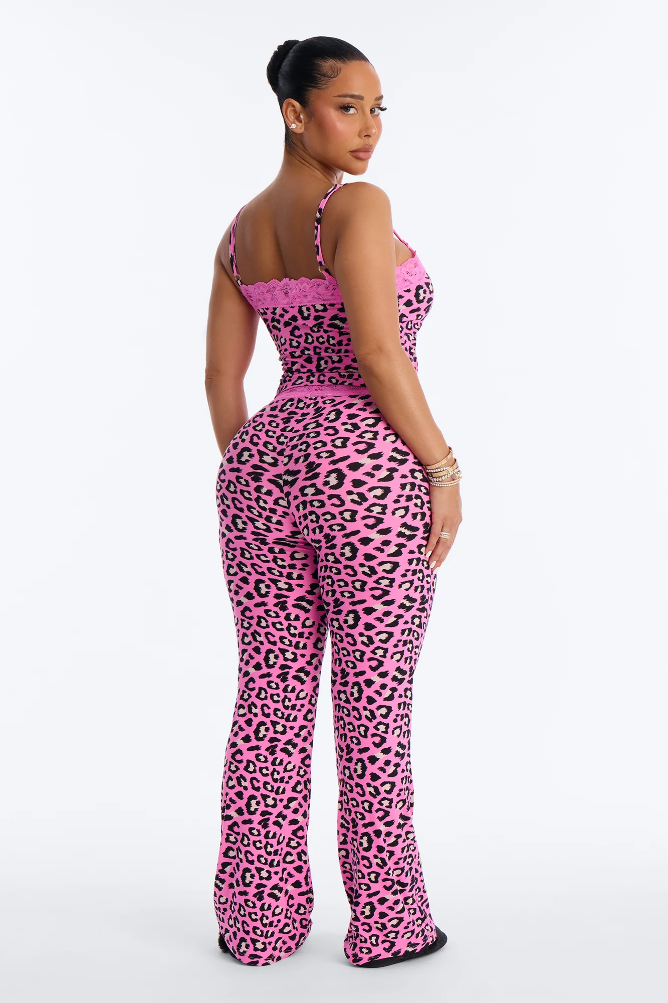 Perfect Catch PJ Pant Set - Pink/combo - Image 4