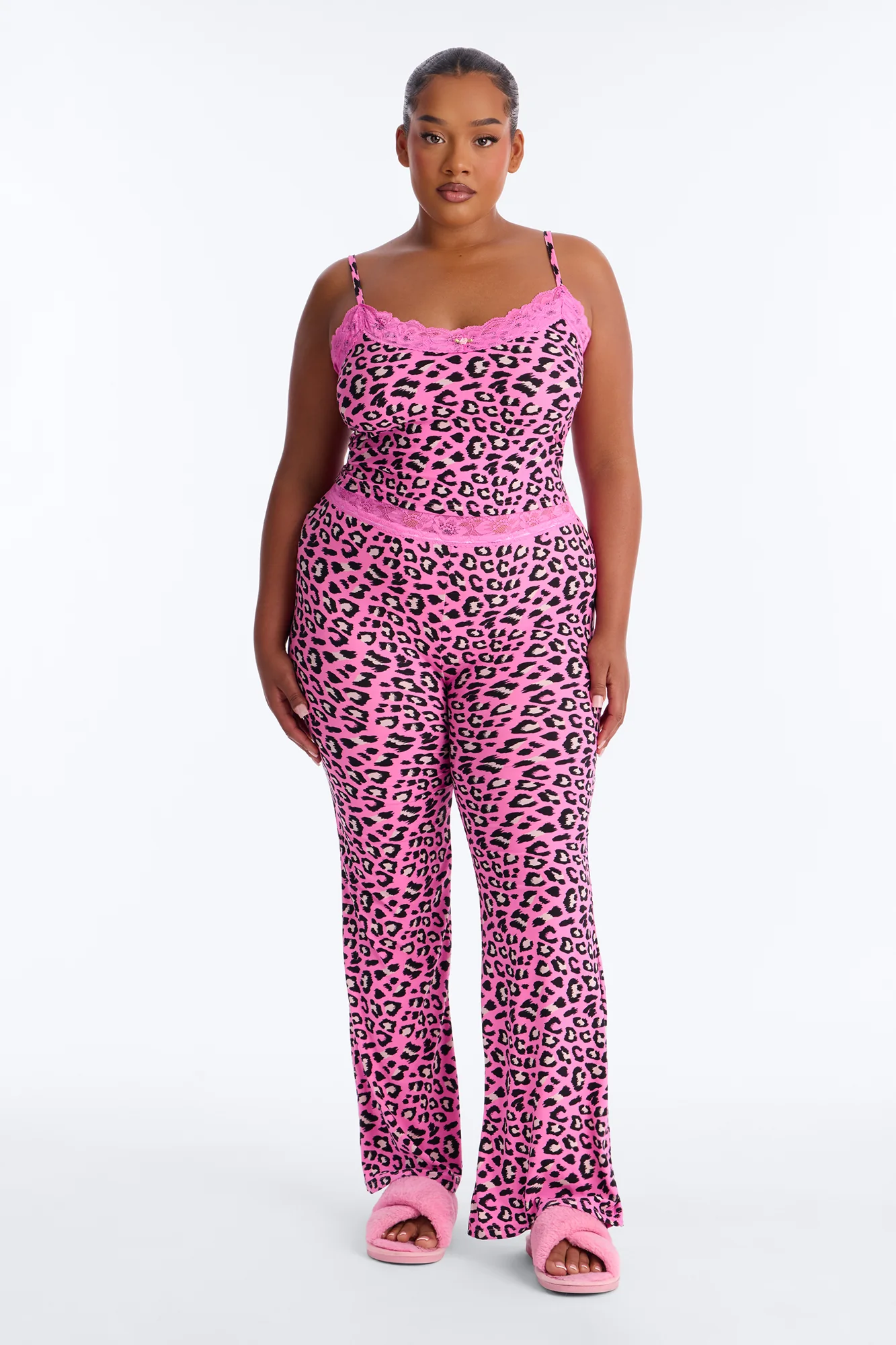 Perfect Catch PJ Pant Set - Pink/combo - Image 5