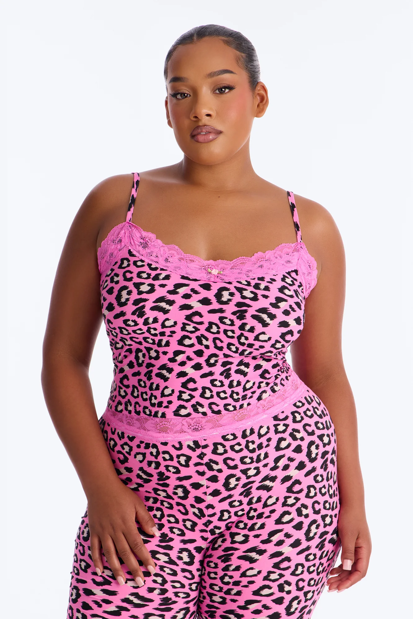 Perfect Catch PJ Pant Set - Pink/combo - Image 6