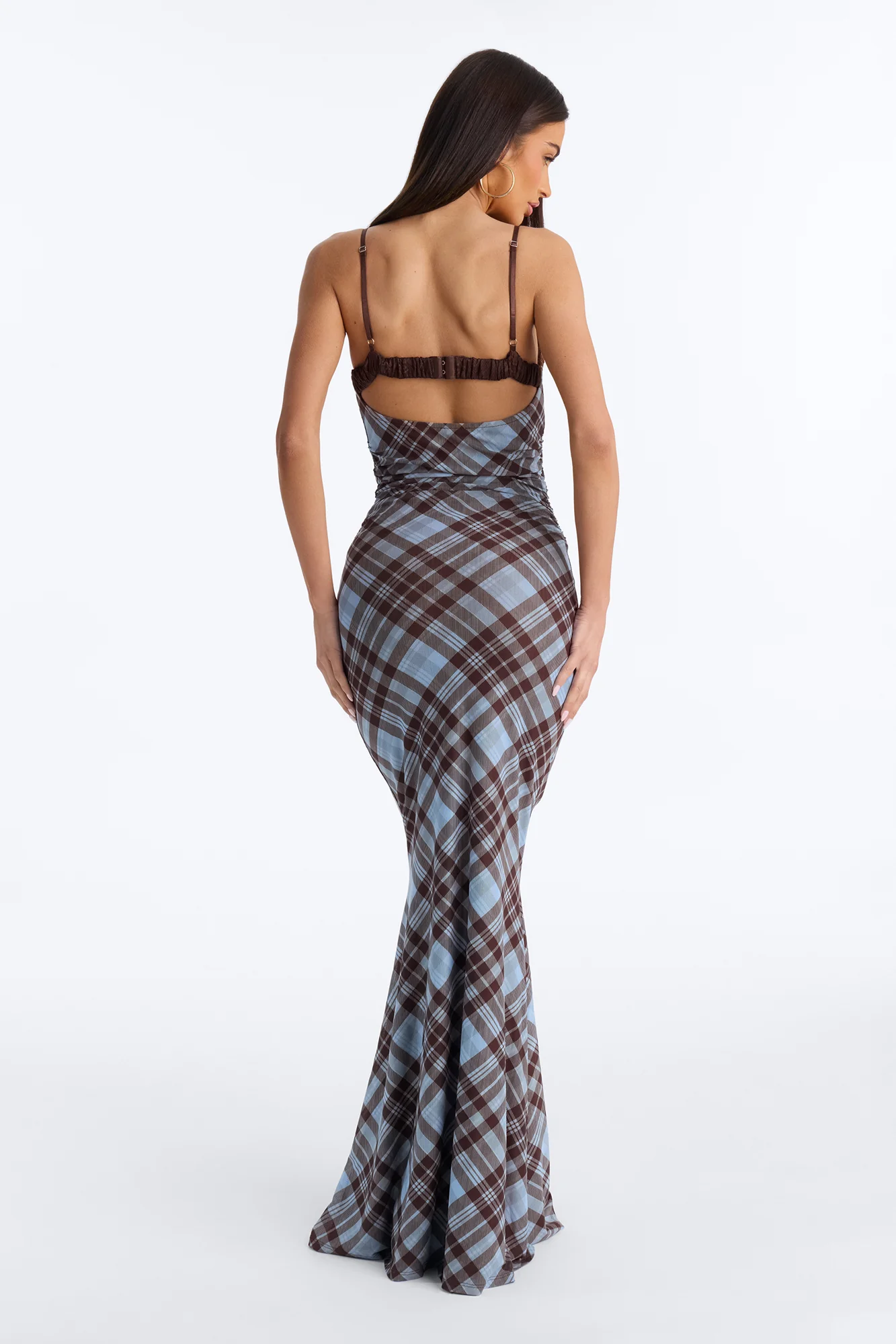 Photo Op Mesh Maxi Dress - Blue/combo - Image 3