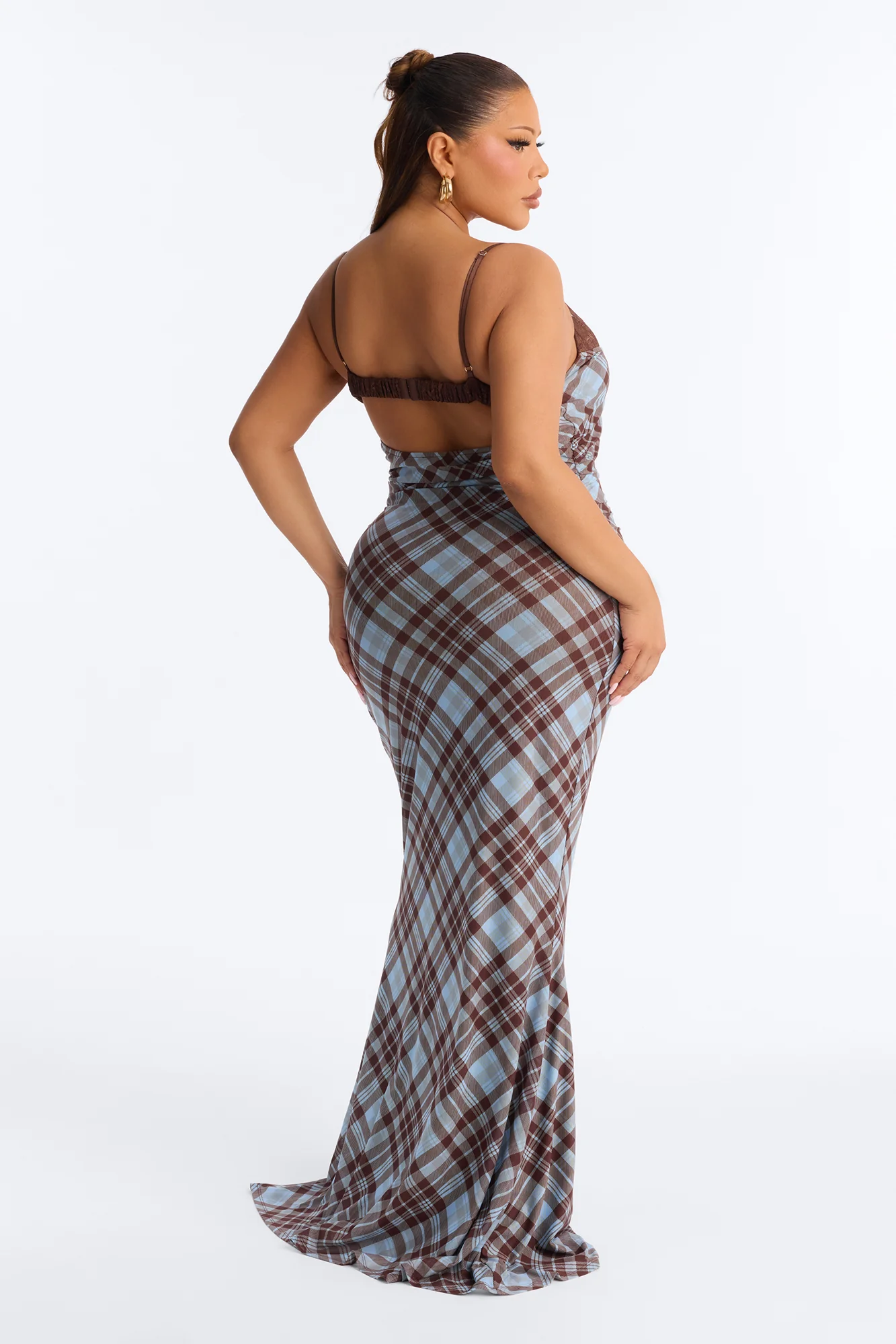 Photo Op Mesh Maxi Dress - Blue/combo - Image 7