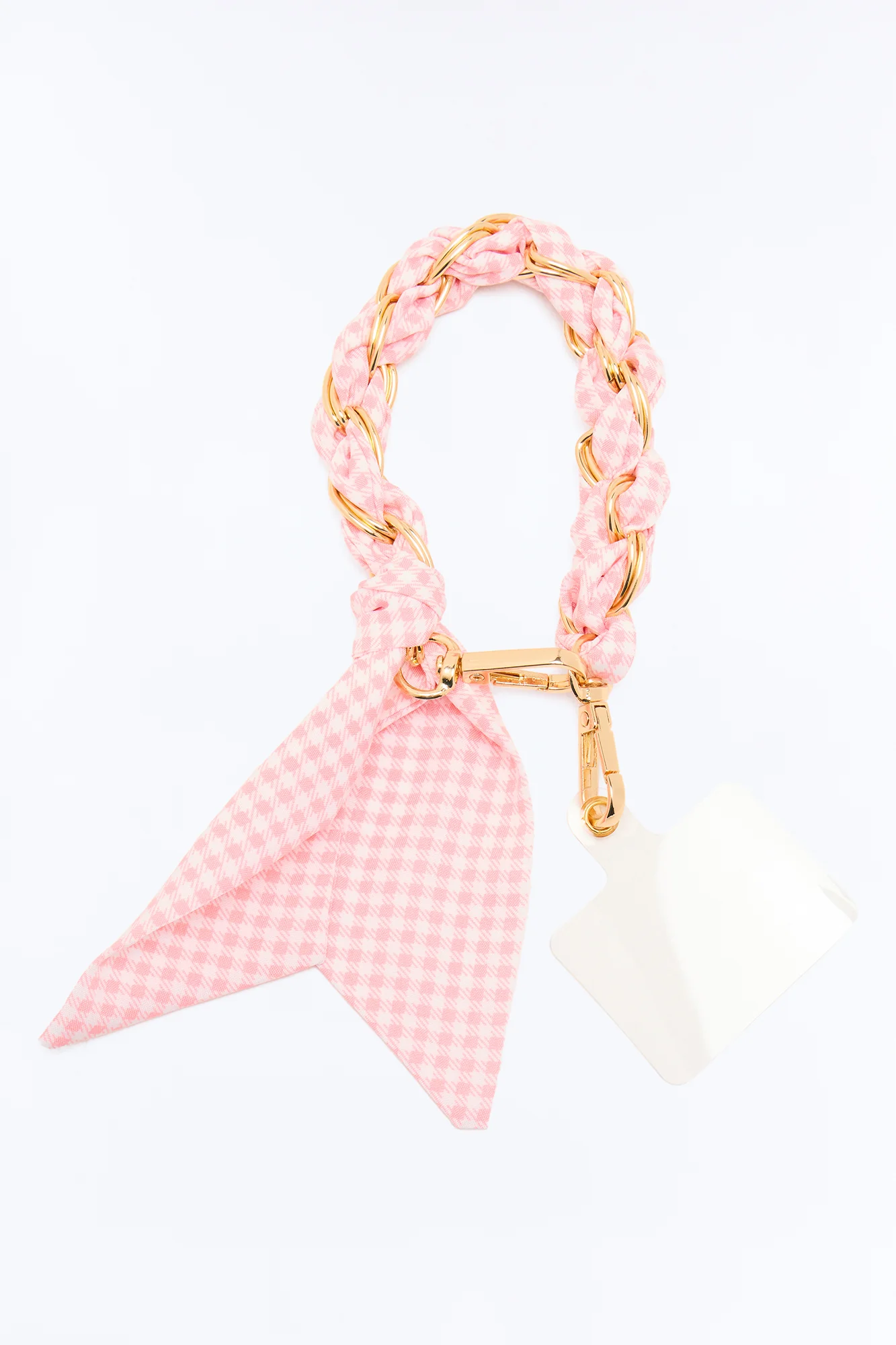 Picnic Date Phone Scarf Wristlet - Red/White - Image 2