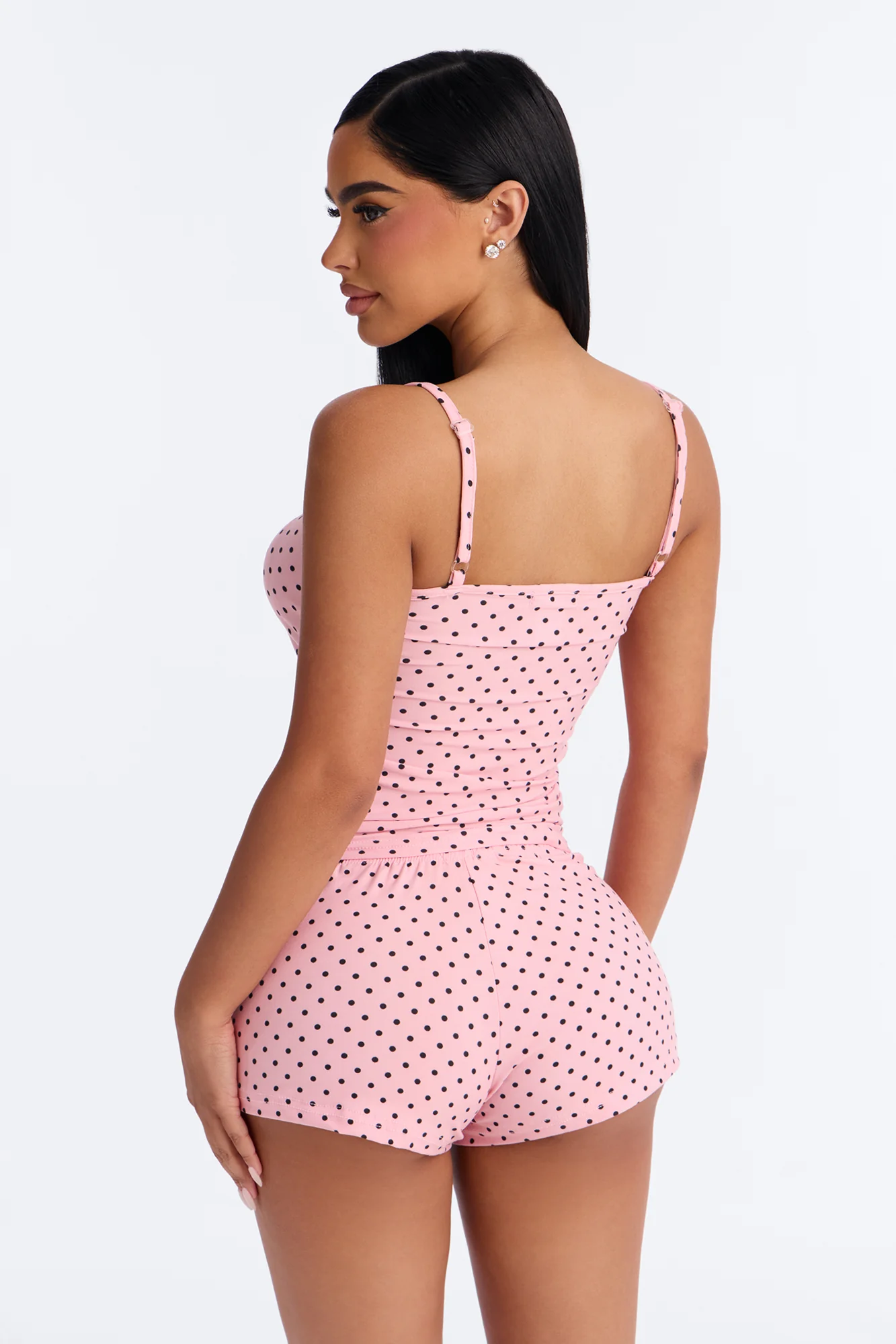Pillow Talk PJ Short Set - Pink/combo - Image 3