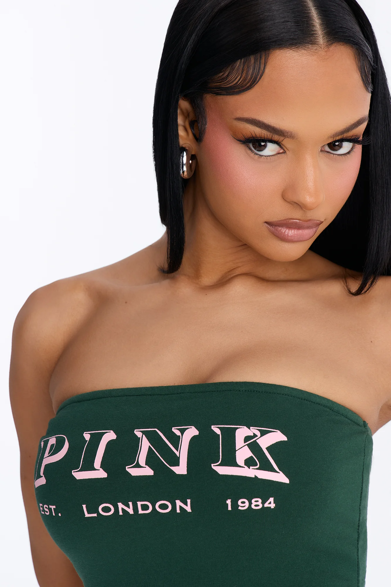 PINK London Sporty Tube Top - Hunter - Image 3
