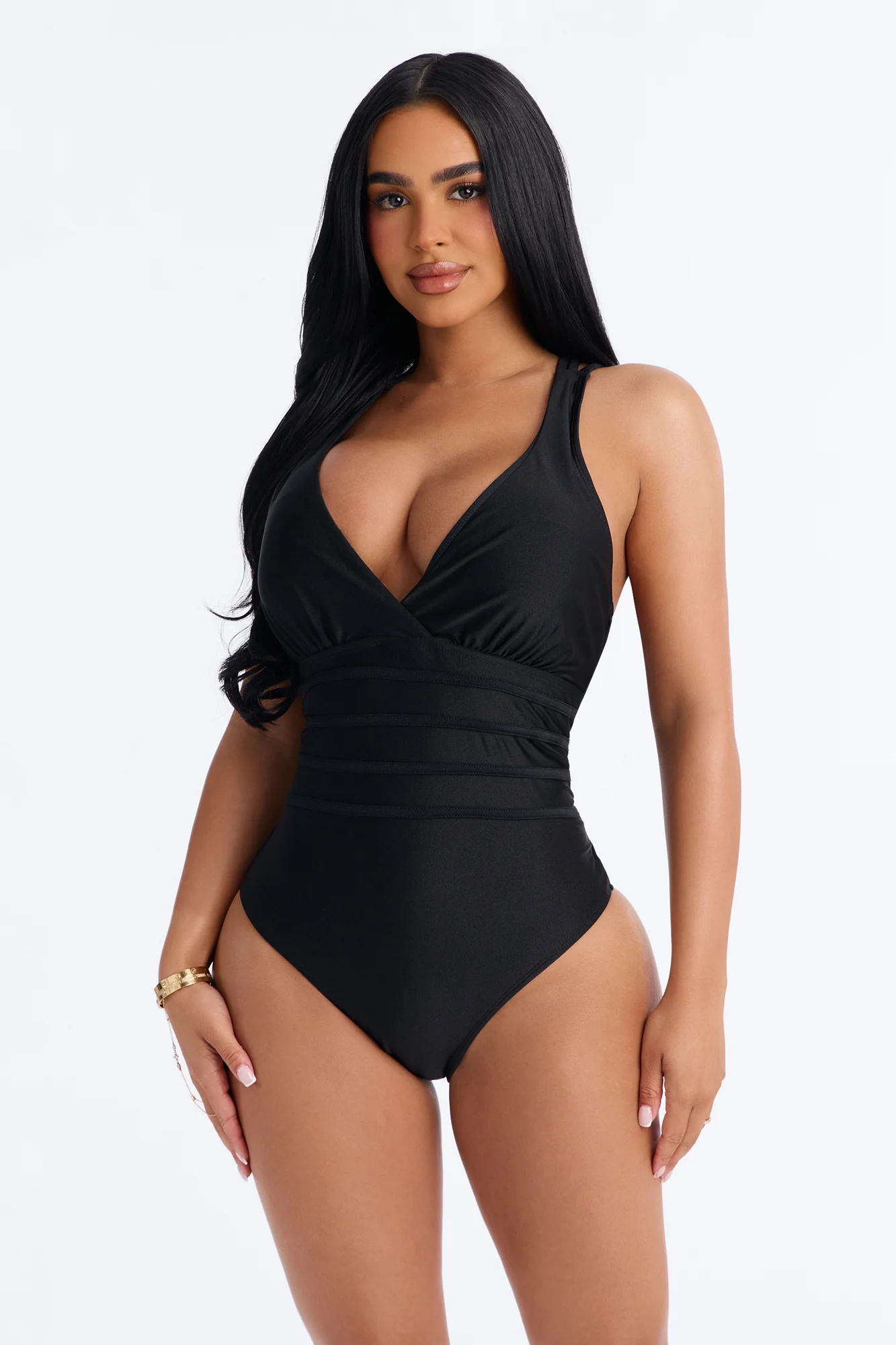 Pressure In Paradise 1 Piece Swimsuit - Black