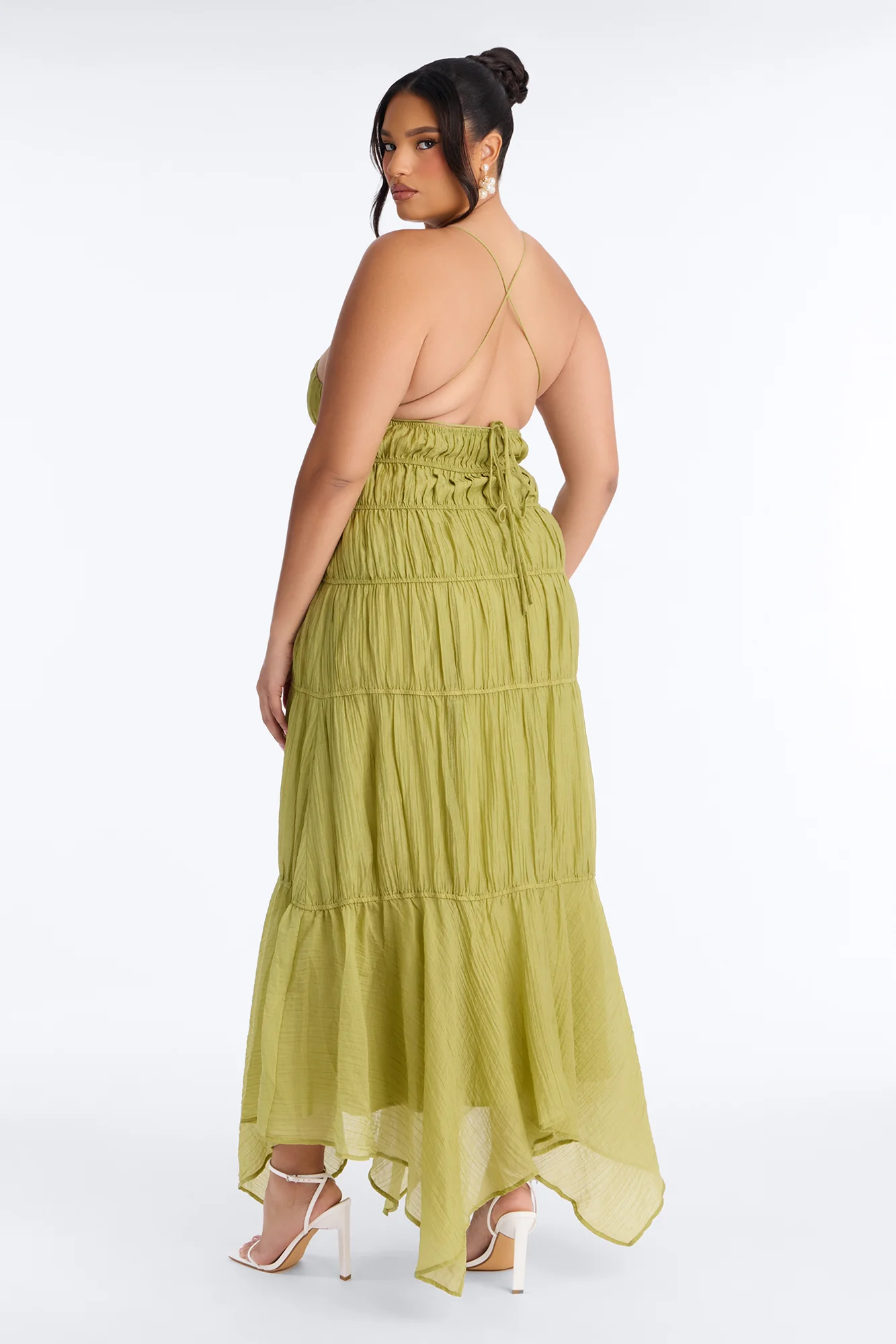Pretty With Purpose Maxi Dress - Green - Image 8