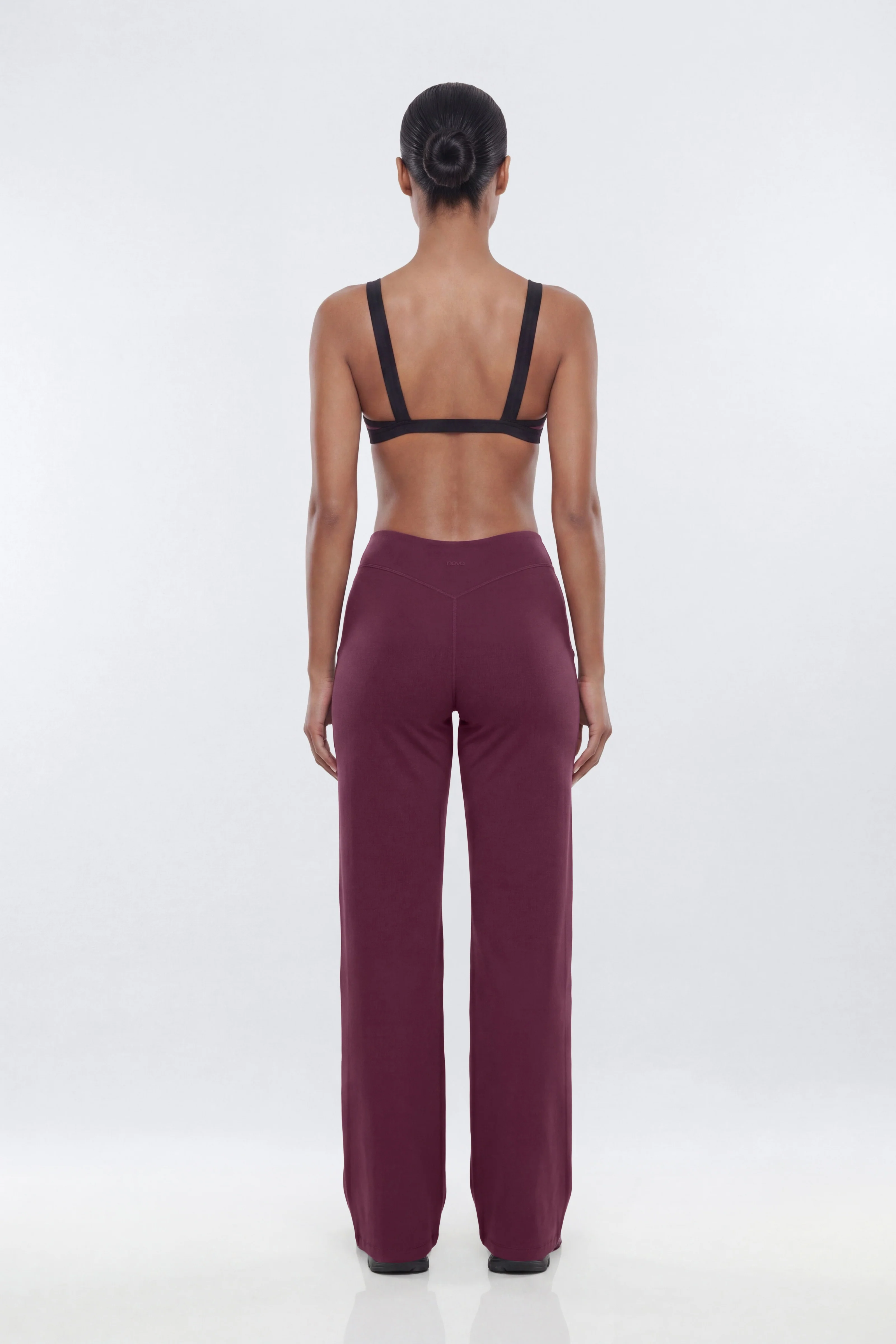 ProStretch™ Triangle Sports Bra - Merlot - Image 2