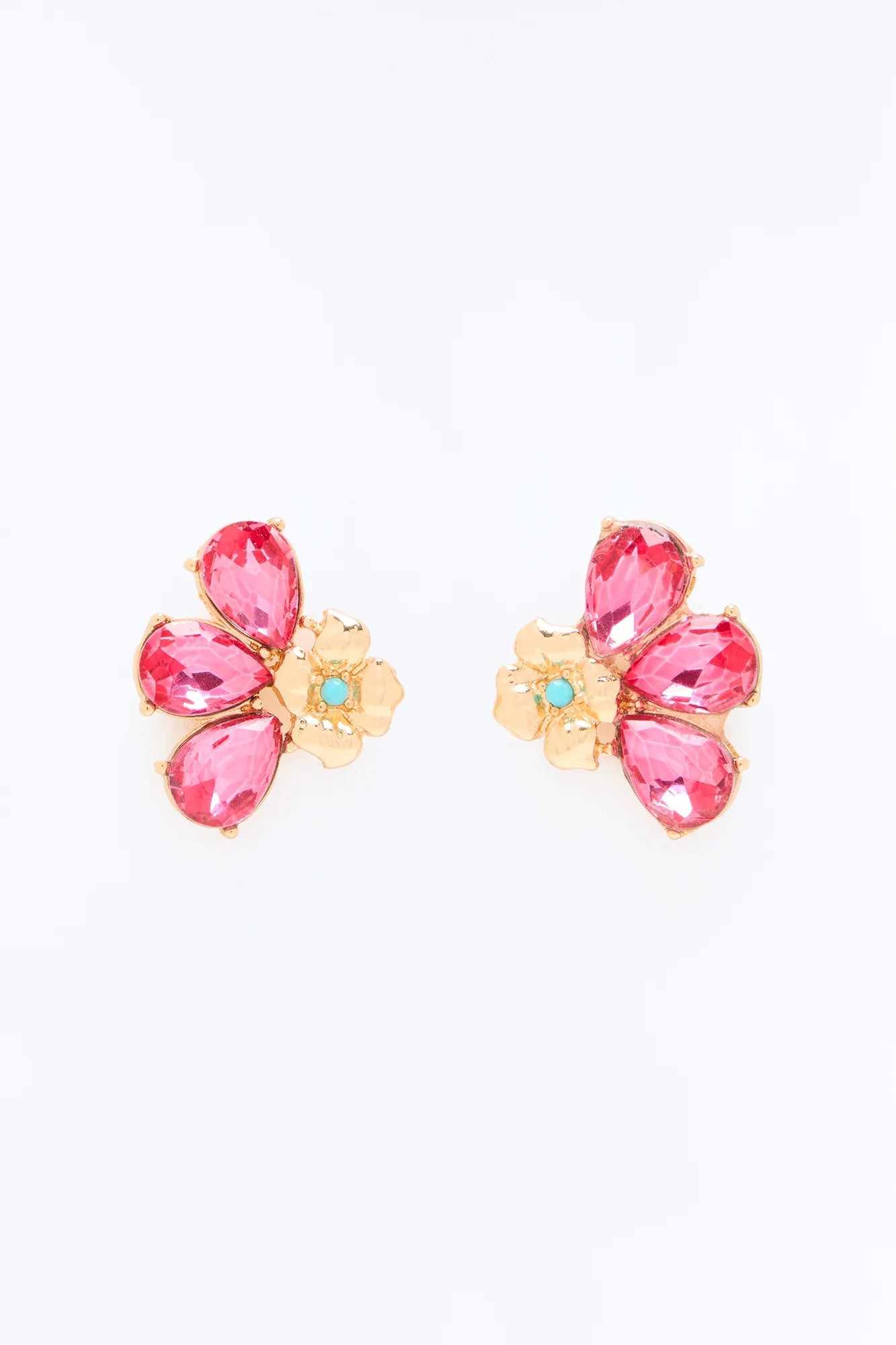 Radiant Essence Earrings - Gold/Pink - Image 3