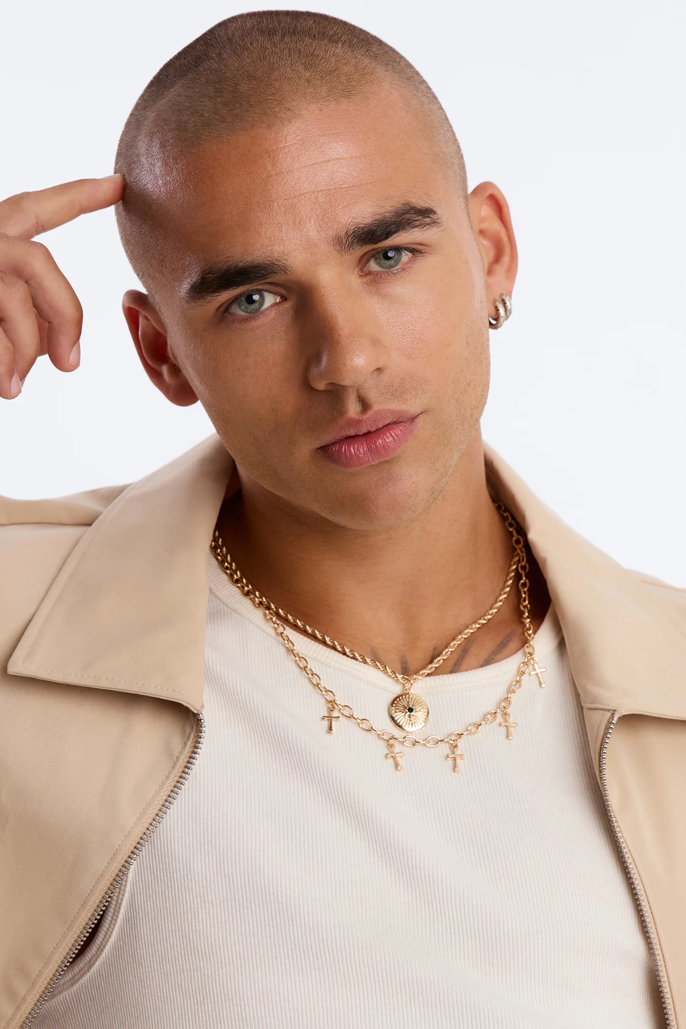 Radiant Faith Necklace Set - Gold - Image 3