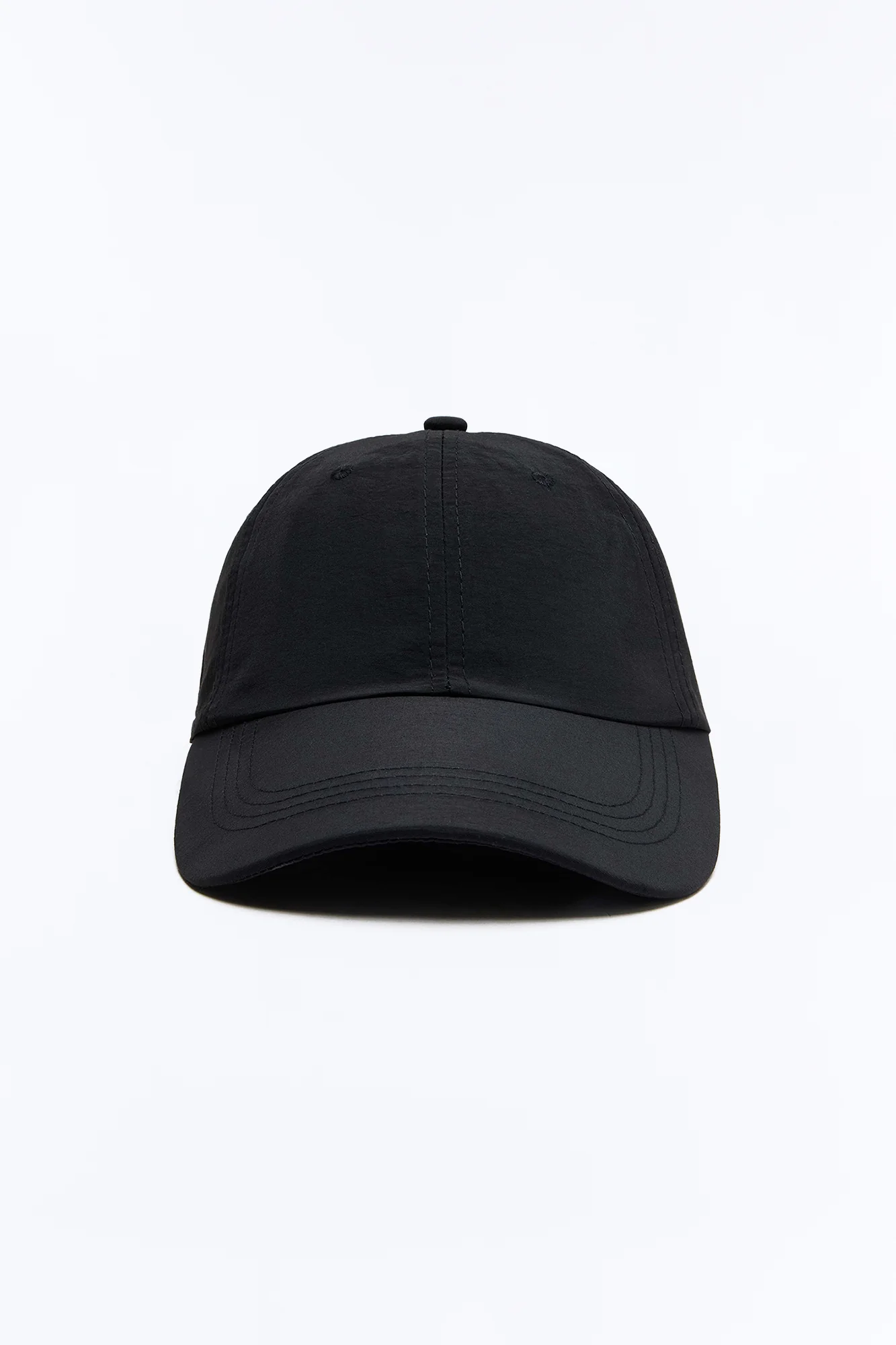 Rain Or Shine Nylon Baseball Hat - Black - Image 4