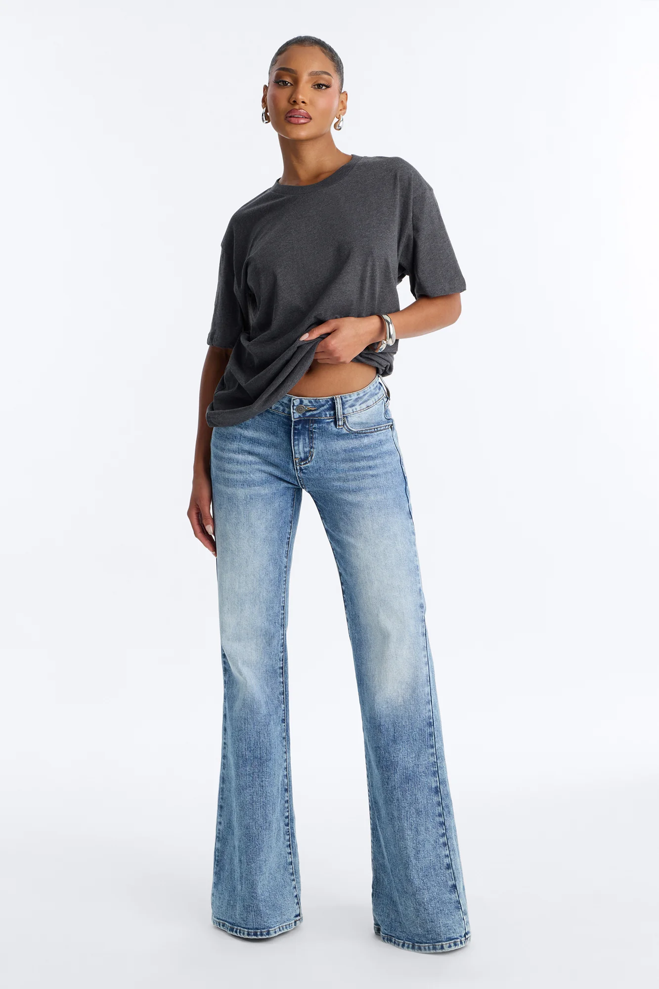 Random Tuesday Oversized T Shirt - Charcoal