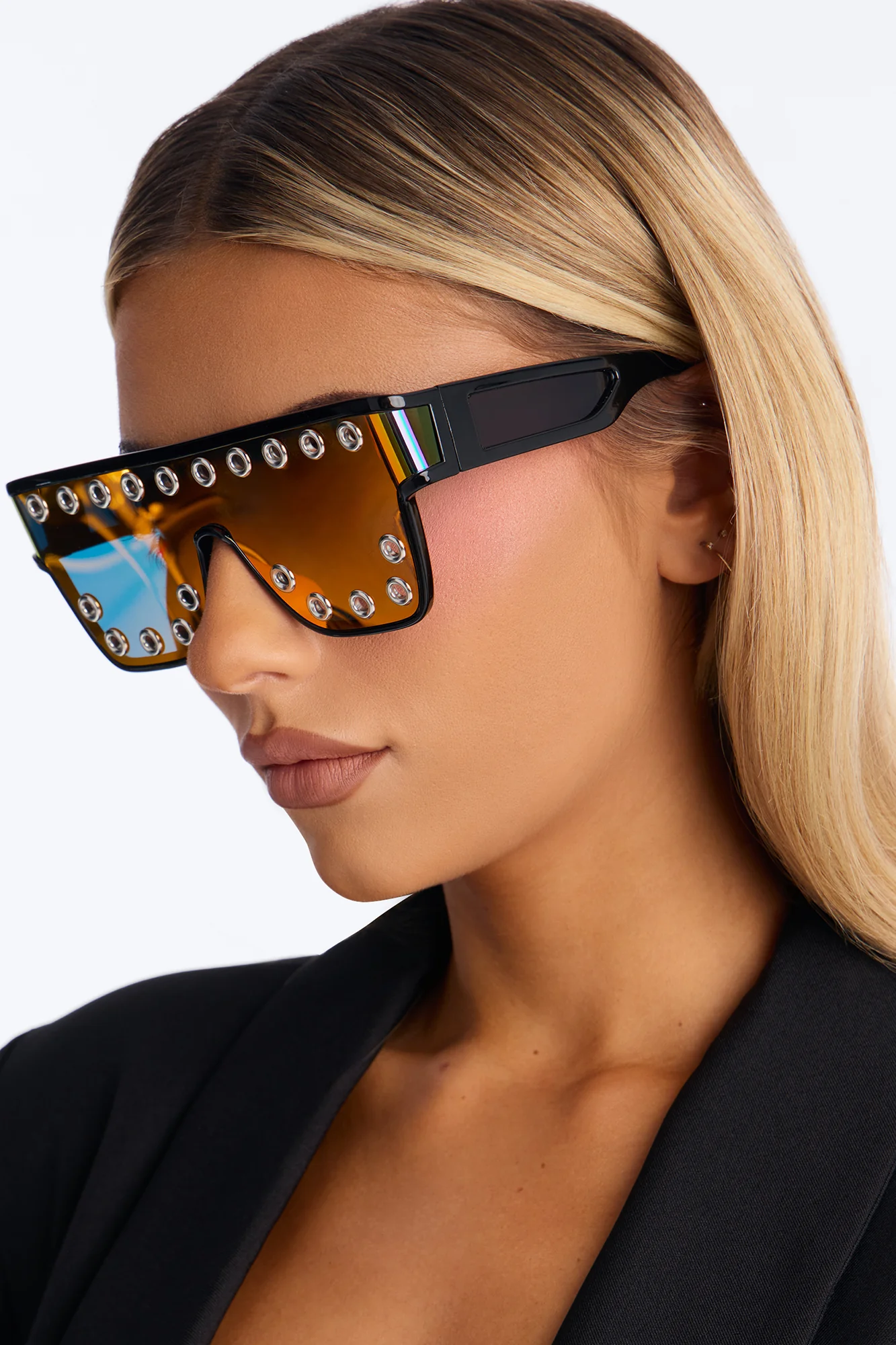 Ready Jet Go Sunglasses - Black/Orange - Image 2