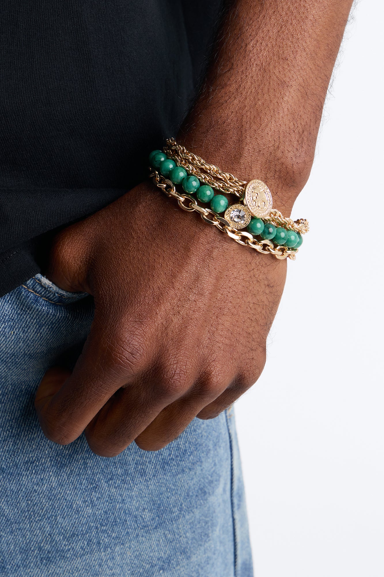 Regal Rendezvous Bracelet Set - Gold - Image 2
