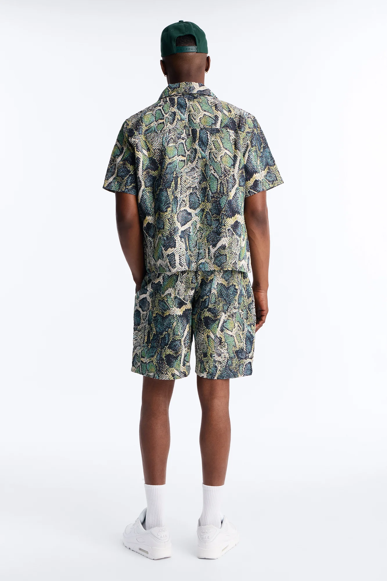 Relaxed Anaconda Club Short - Green/combo - Image 4